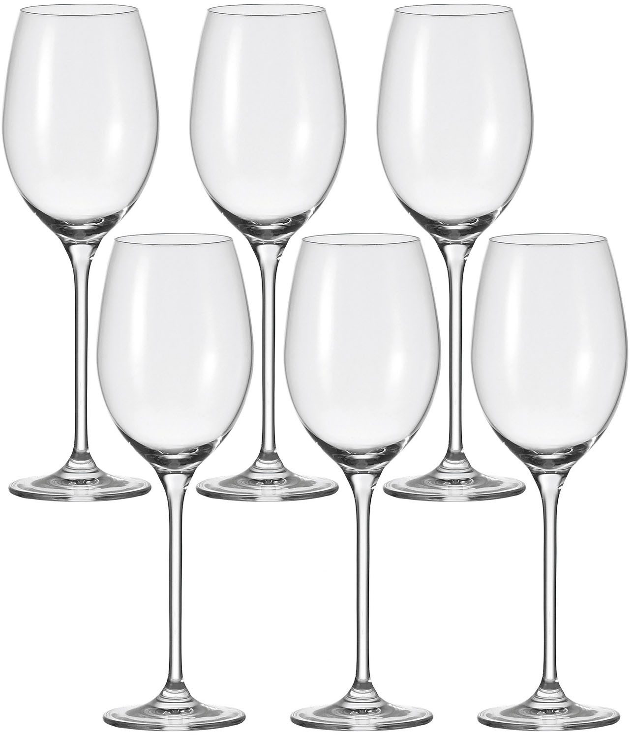 LEONARDO Weißweinglas CHEERS, 6-tlg., Kristallglas, 400 ml, 6-teilig