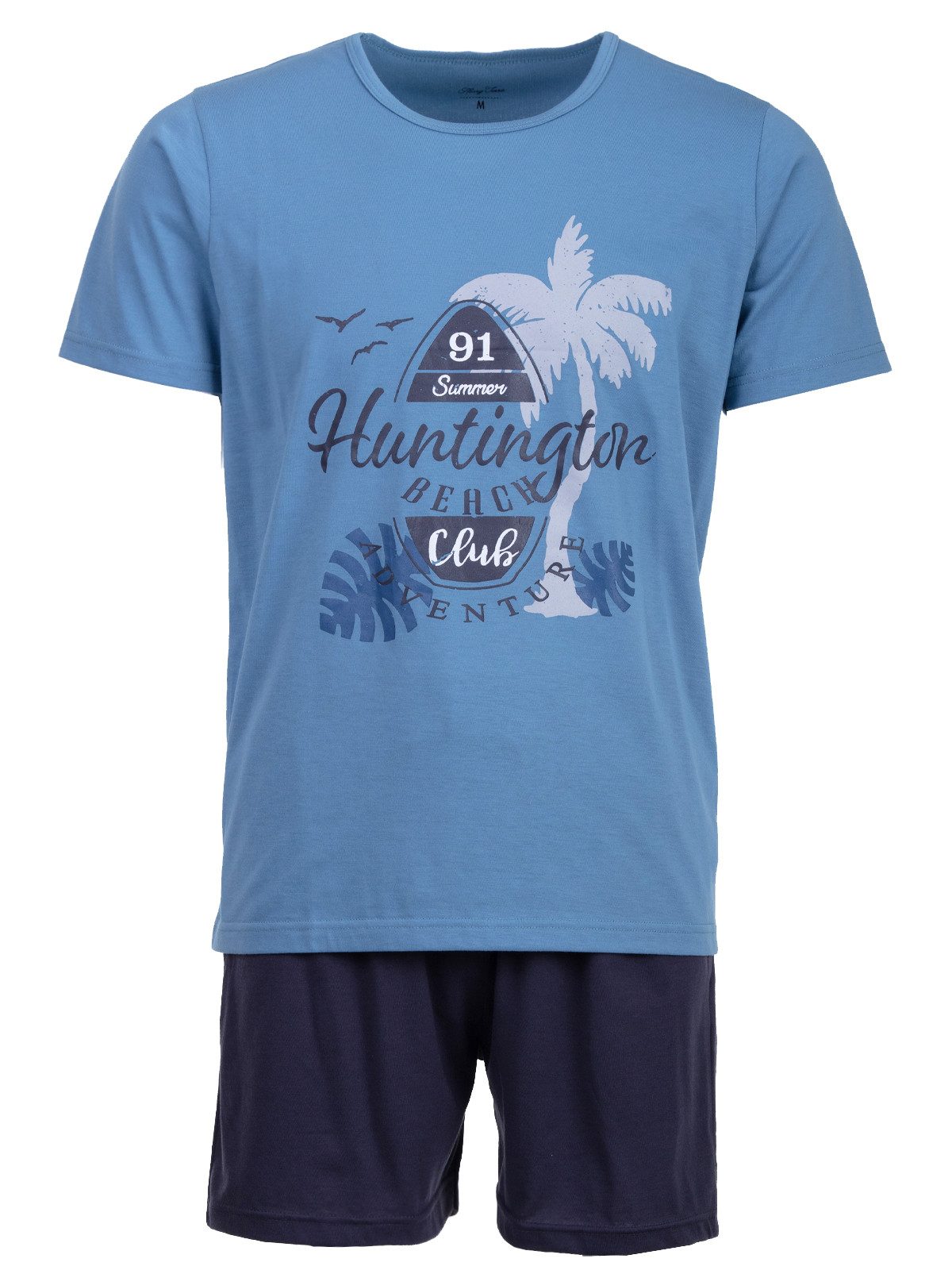 Henry Terre Schlafanzug Pyjama Set Shorty günstig online kaufen