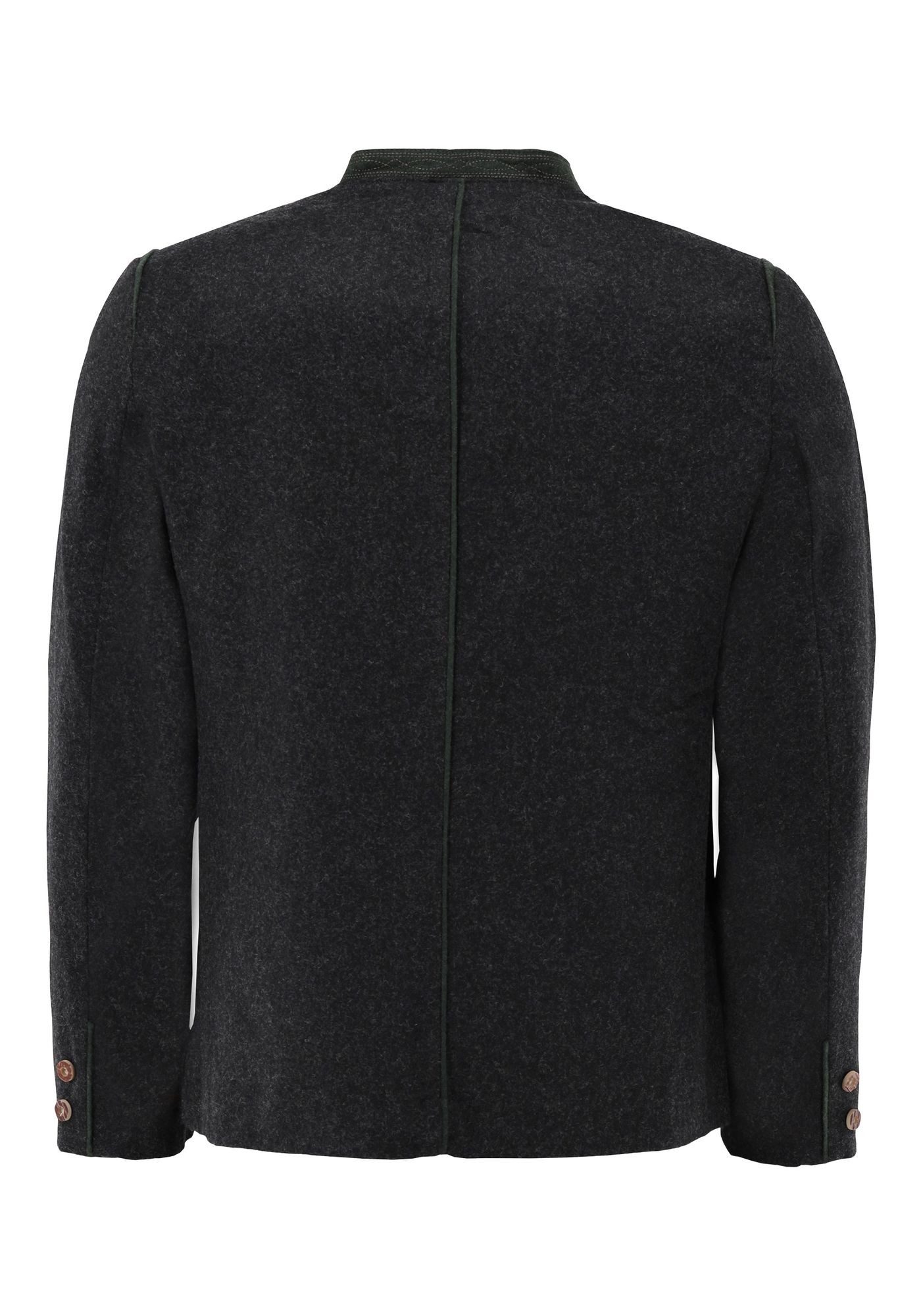 OS Trachten Trachtenjanker Enage Slim Fit, Stehkragen, Wolle