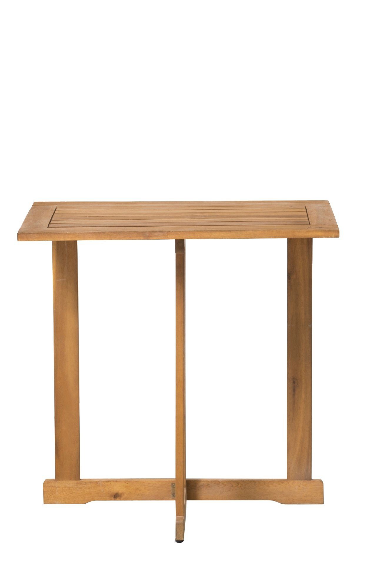 geöltem klappbarer Stühlen 36x87x53 Balkon cm Maße Sitzgruppe (BxHxT): AKANA aus Akazienholz, Klappstuhl Gartenlounge-Set Balkonstühle und - 70x74x45 - 3-tlg., 2 Tisch), cm Sitzgruppe mit Tisch, 1 Tisch TPFGarden und (Klappbare