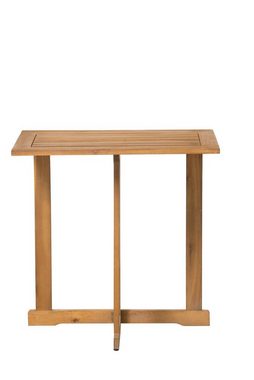 TPFGarden Sitzgruppe AKANA - Gartenlounge-Set aus geöltem Akazienholz, (Klappbare Balkonstühle und klappbarer Tisch, 3-tlg., Balkon Sitzgruppe mit 2 Stühlen und 1 Tisch), Maße (BxHxT): Klappstuhl 36x87x53 cm - Tisch 70x74x45 cm