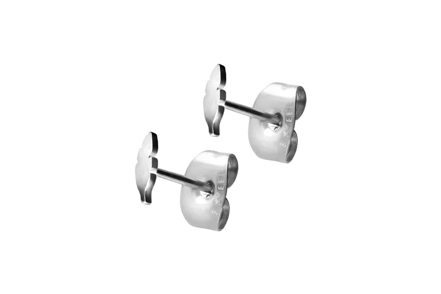 Paar Ohrstecker Chirurgenstahl Ohrstecker BLATT