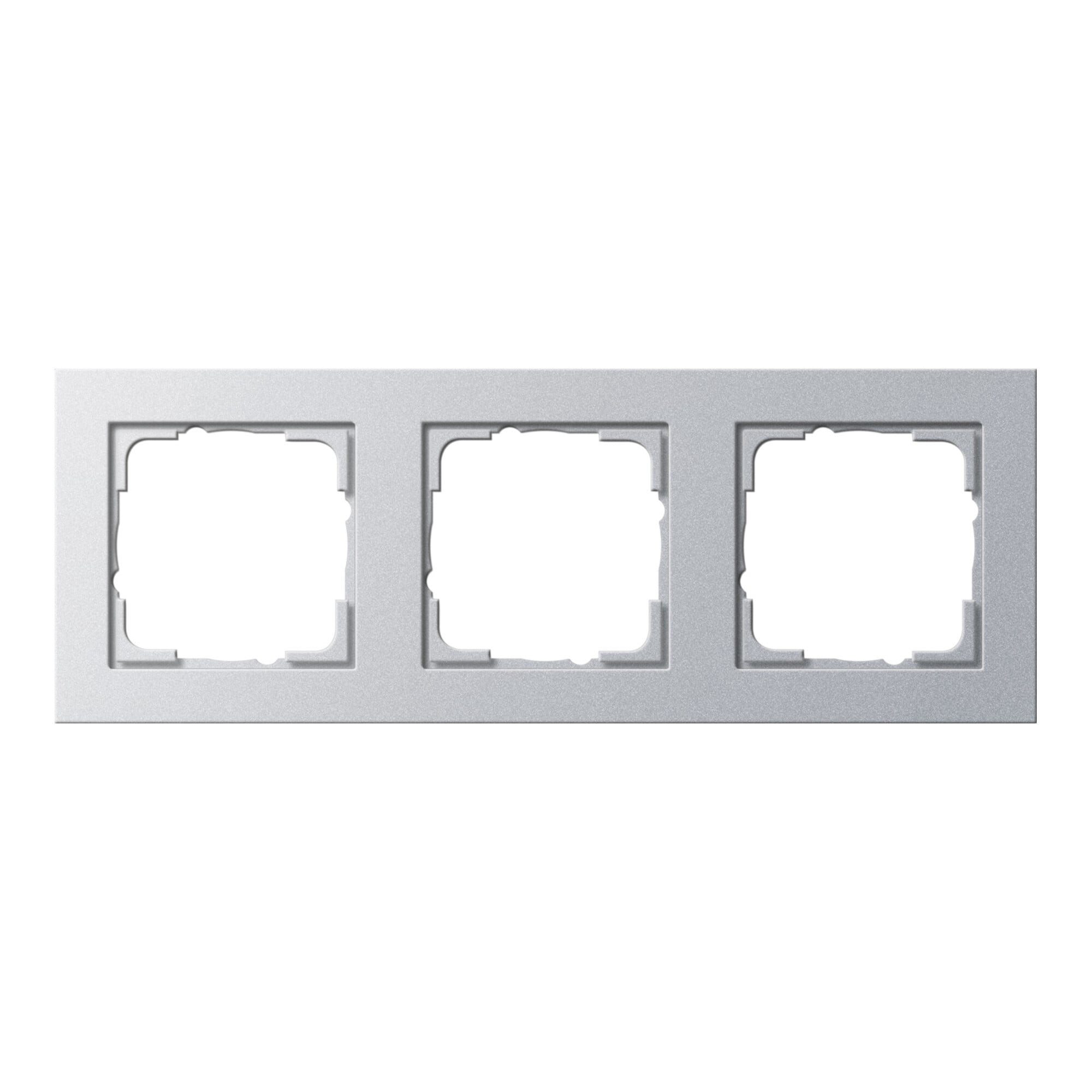 GIRA Gira Abdeckrahmen 3f.alu E2 021325 Installationskabel