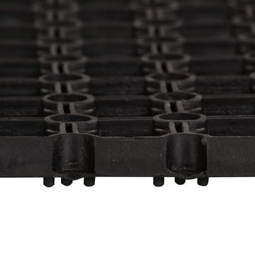Fußmatte Fußmatte Schmutzfangmatte Fußabtreter Türvorleger Gummimatte 16 mm 80, vidaXL, Rechteck, Höhe: 120 mm