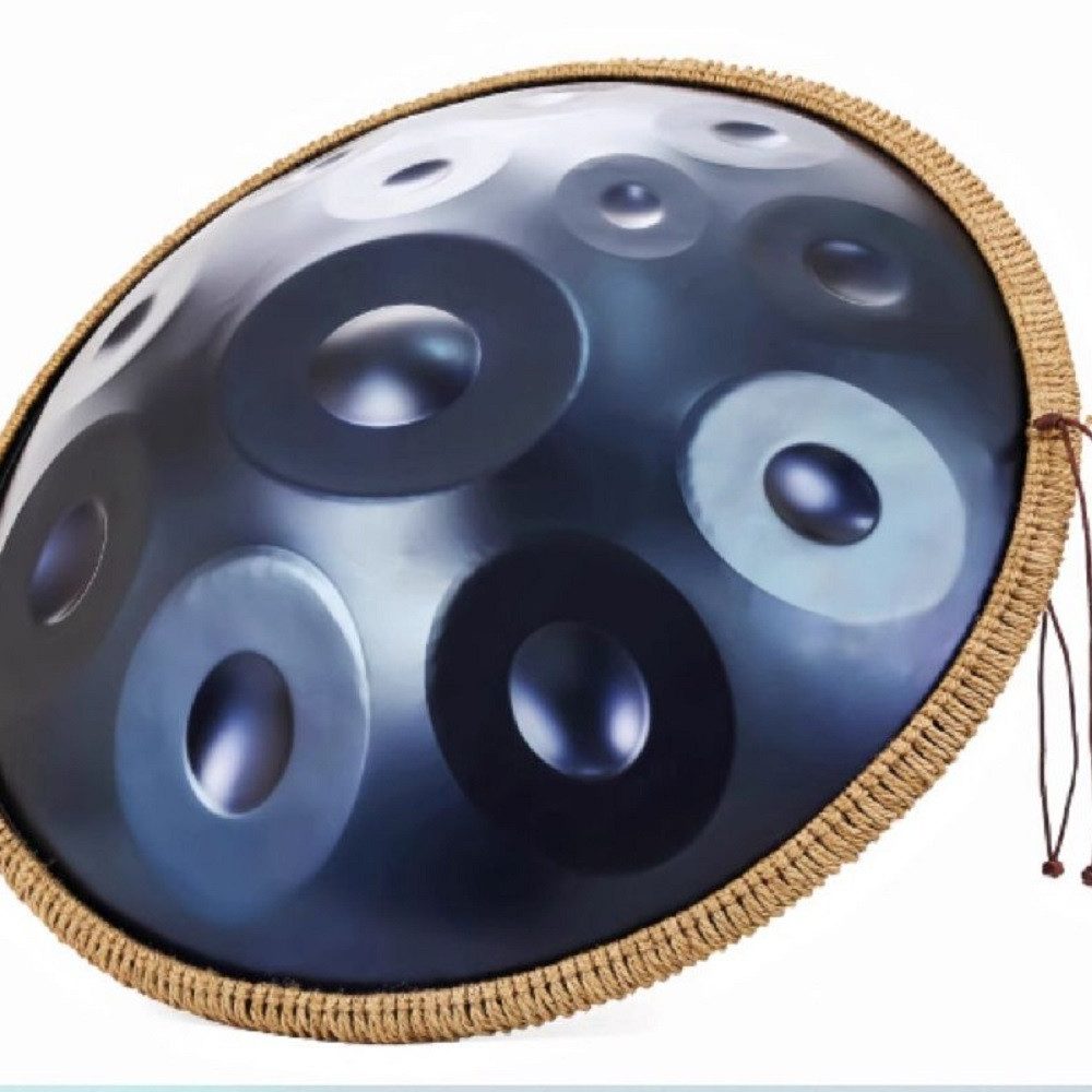 FANNOU Handpan 12-Noten-Handpan für Musikliebhaber, 22Zoll handgefertigte Trommel mit ganzen Sets
