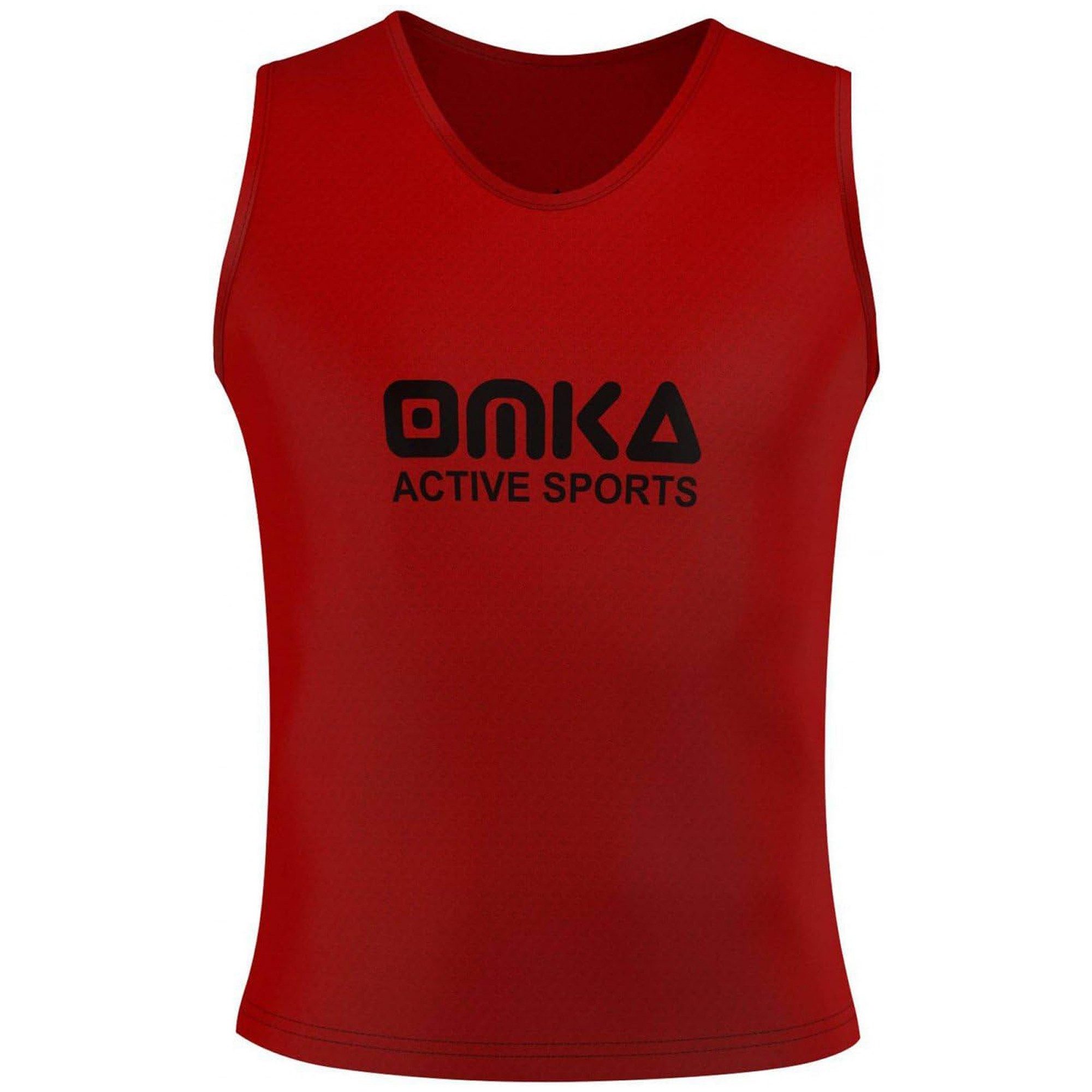 OMKA Trainingsleibchen OKLB01 6er Pack (Spar-Set, 6er-Pack) 6er Set OMKA Fußball Leibchen Trainingsleibchen