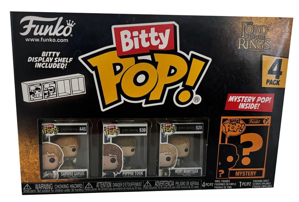 Funko Spielfigur Funko Bitty Pop! Herr der Ringe Figuren, Frodo Gandalf 4 Sets – Bild 3 von 5