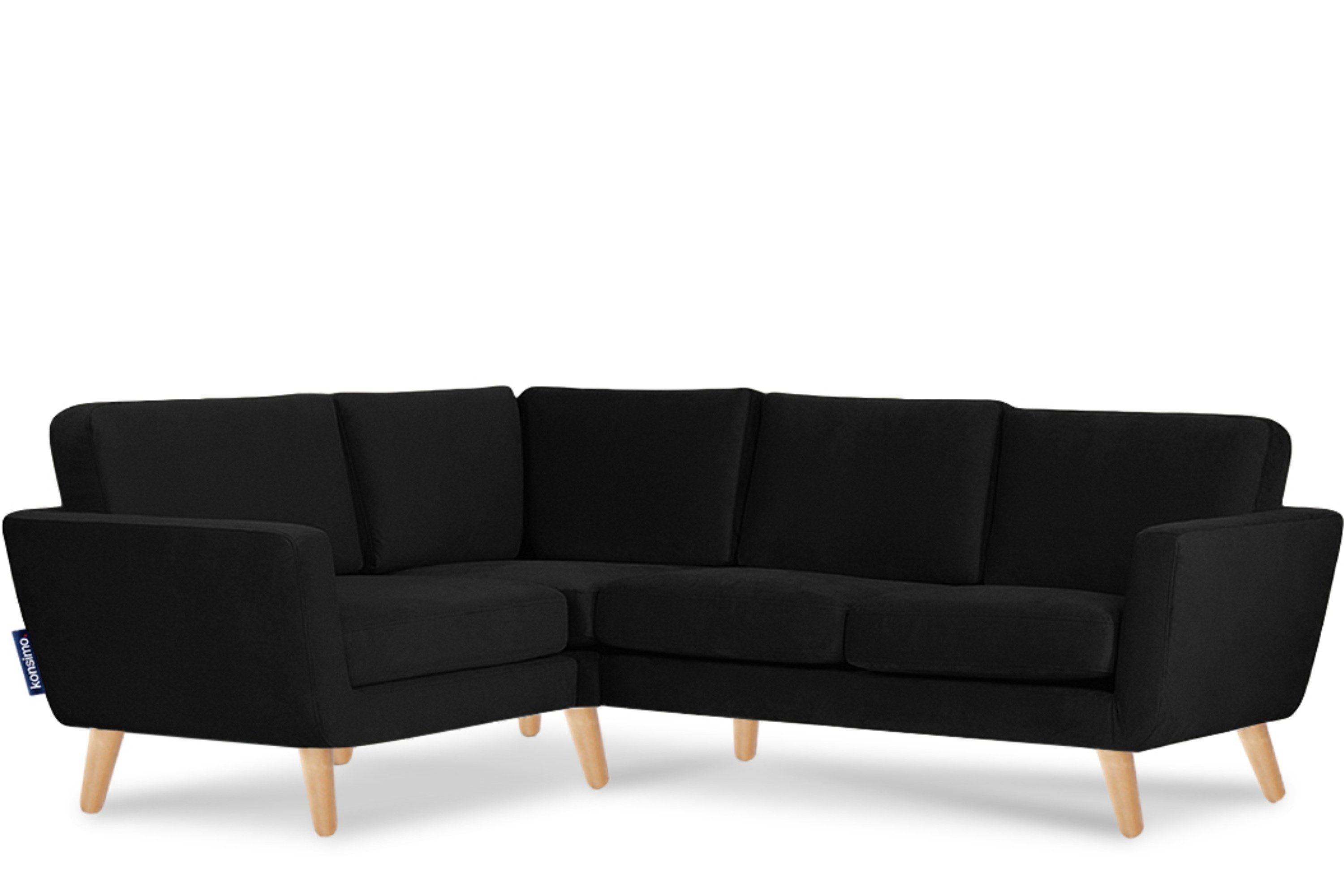 KONSIMO® Ecksofa TAGIO Linke Eckcouch, Scandi-Stil, mit Armlehnen, Made in günstig online kaufen