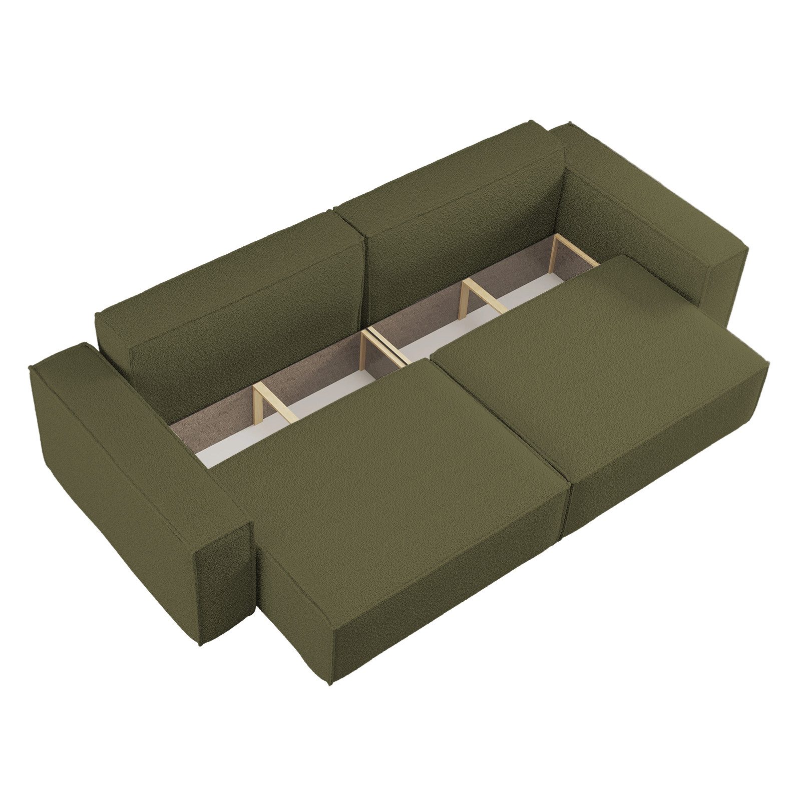 Kaiser Möbel Schlafsofa Sofa mit Schlaffunktion BEST, Modernes Design