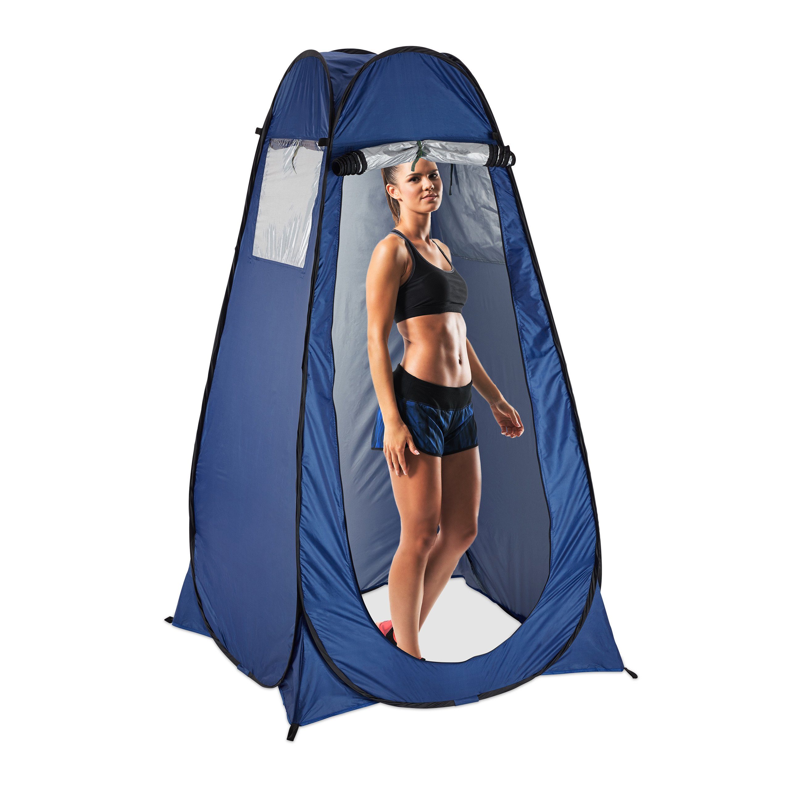 relaxdays Wurfzelt Pop-Up Umkleidezelt, Personen: 1 (1 tlg)