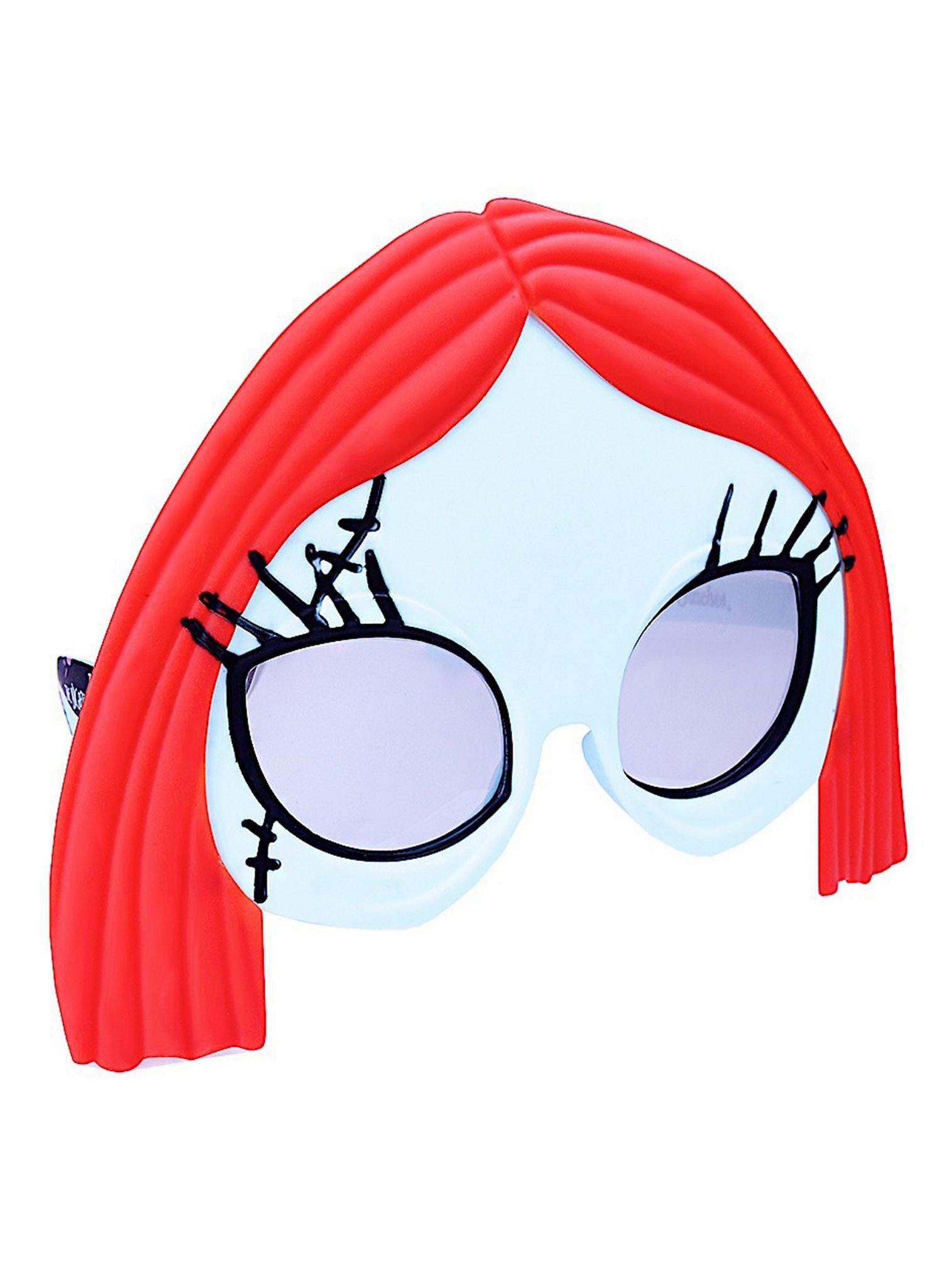 Sun Staches Kostüm Sally Partybrille, Der Tod steht Dir gut: lizenzierte Funbrille aus 'Nightmare Before Chr
