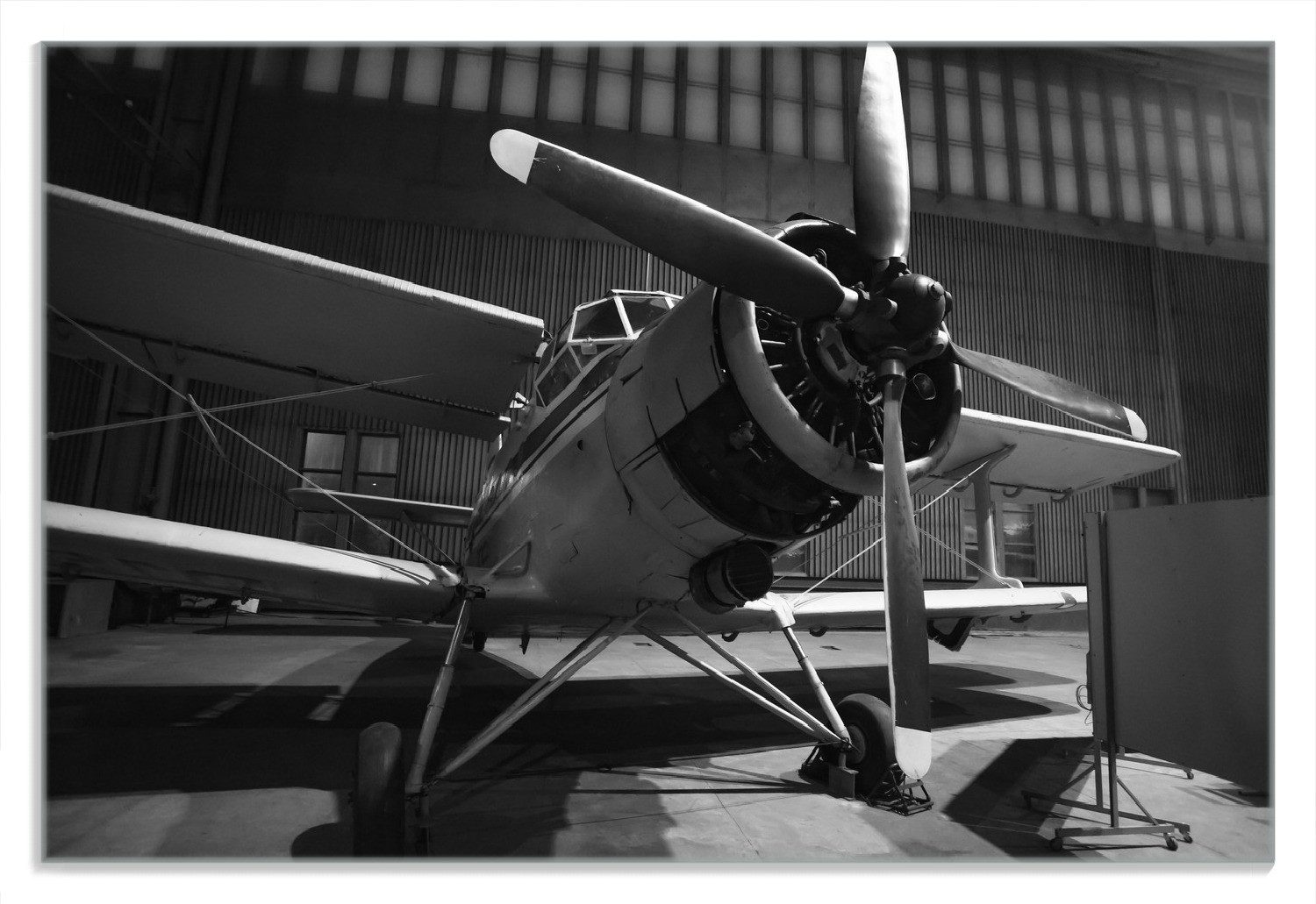 Wallario Frühstücksbrett Klassiker der Luftfahrt, (inkl. rutschfester Gummifüße 4mm, 1-St), 20x30cm