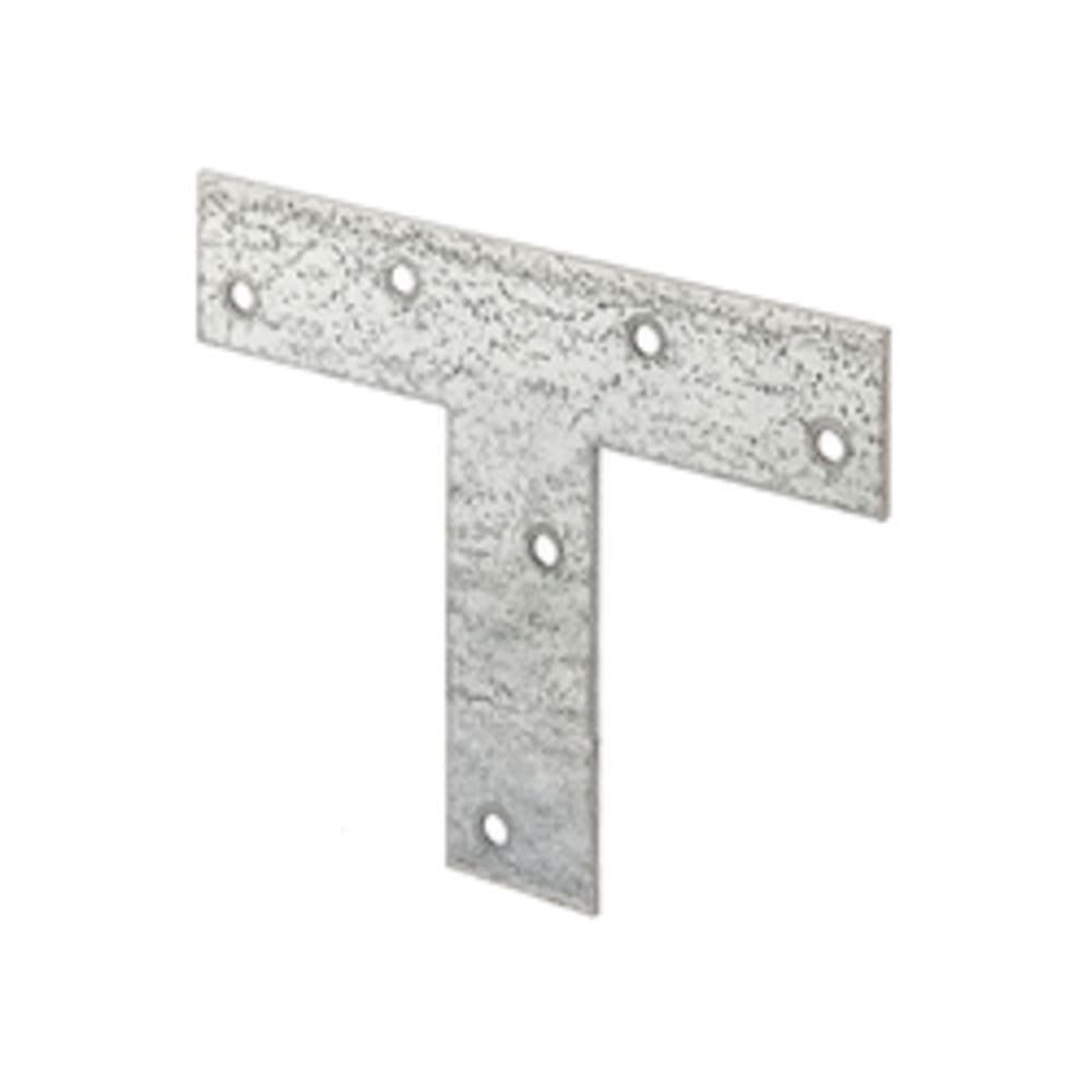 Möbelbeschlag Flachverbinder, T- Form, verzinkt, 140x110x30, 2mm dick, 6 Löcher