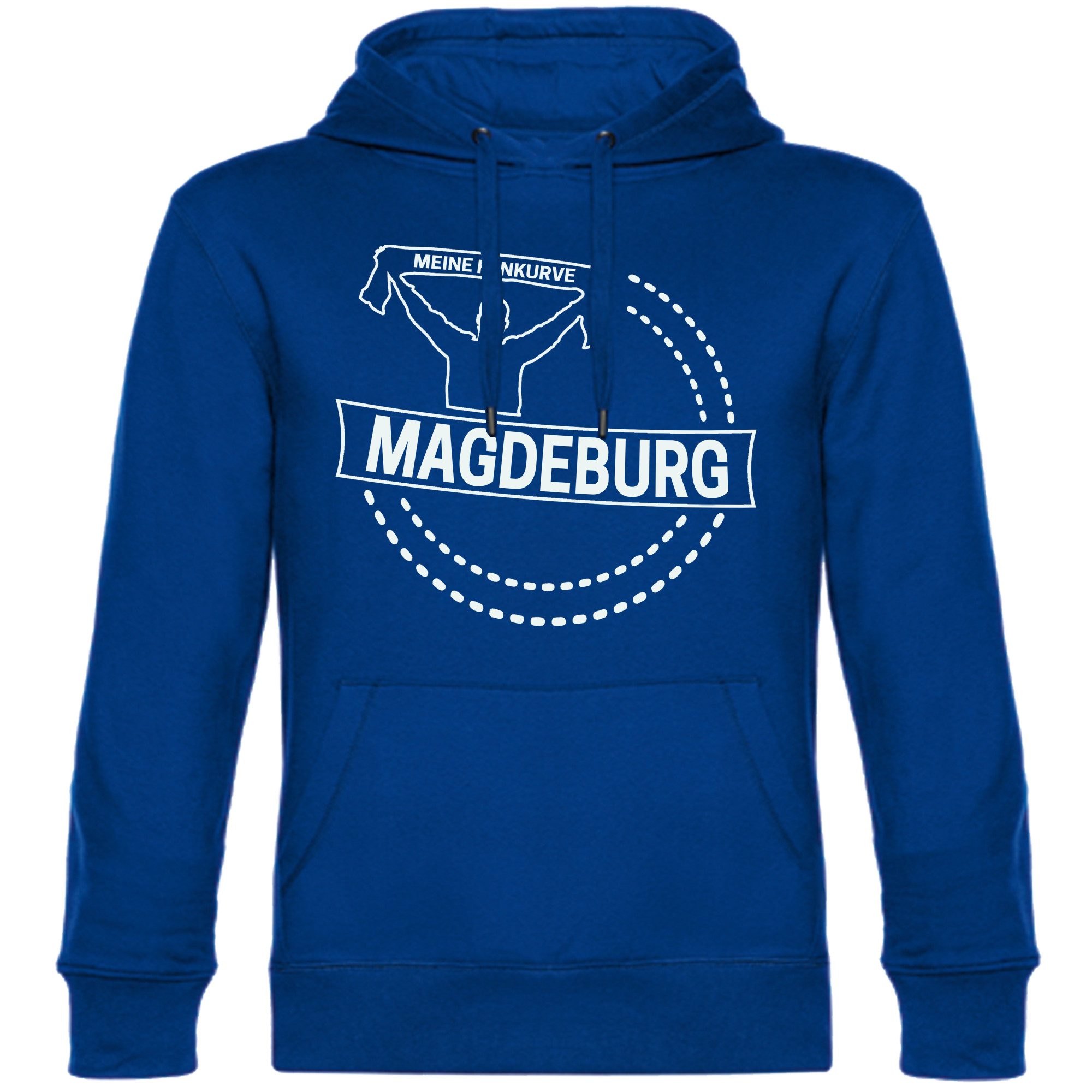 multifanshop Kapuzensweatshirt Magdeburg - Meine Fankurve - Hoodie