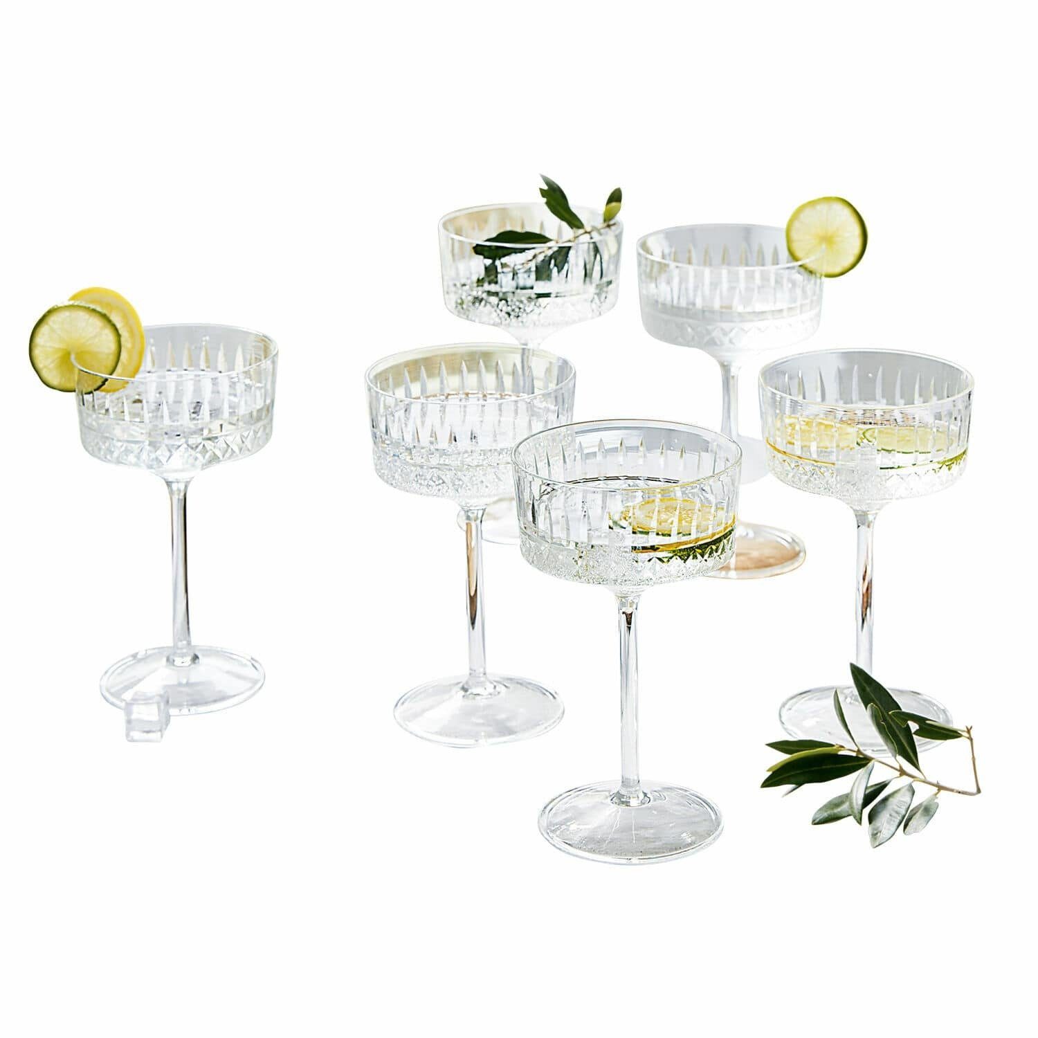 Glas Sektglas 6er Set Deion klar