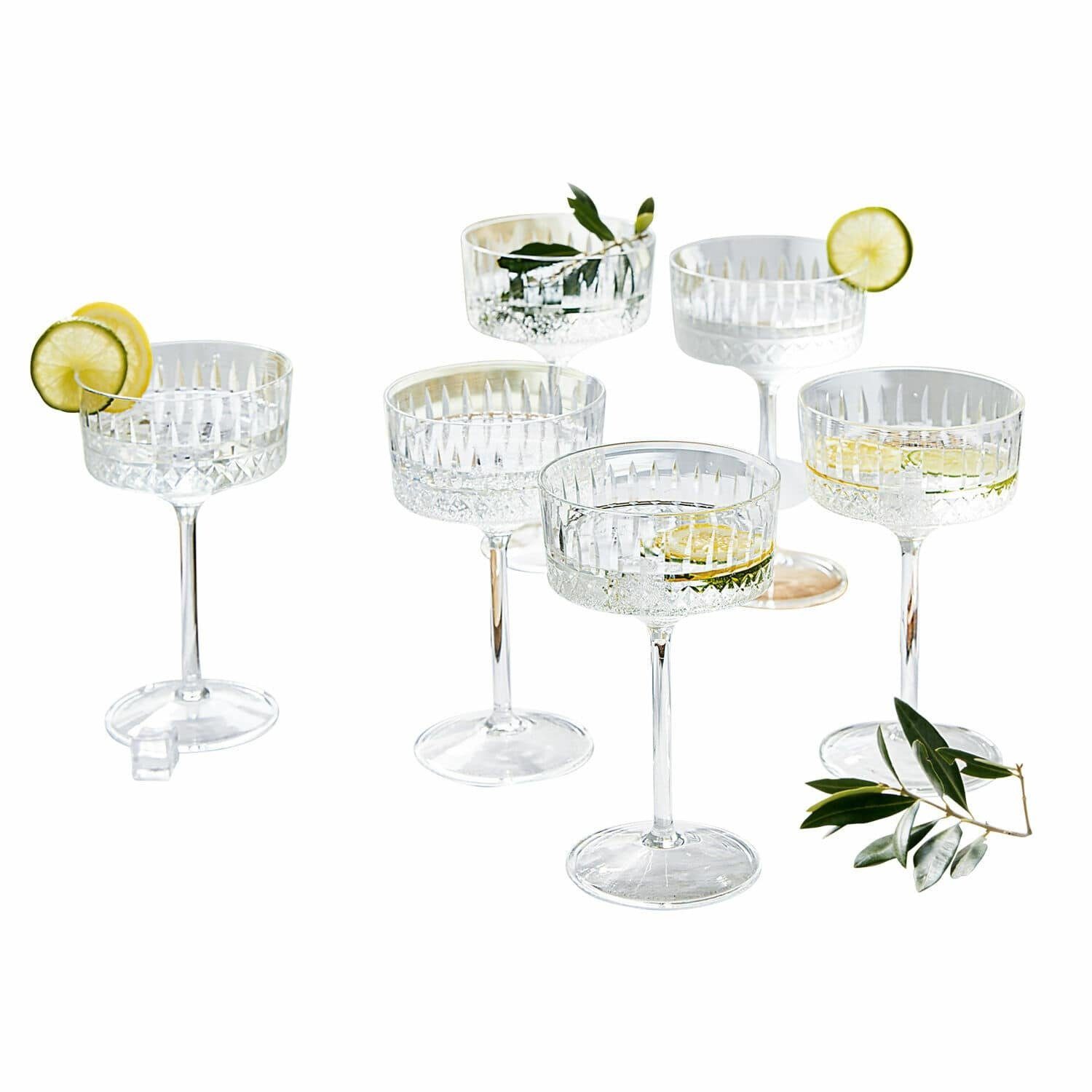 Mirabeau Glas Sektglas 6er Set Deion klar, Glas