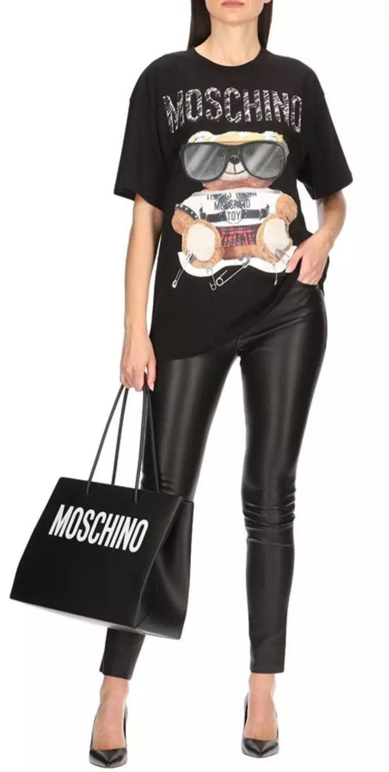Moschino T-Shirt Couture Teddy Bear Oversize Loose Fit Teddybär Top – Bild 4 von 5