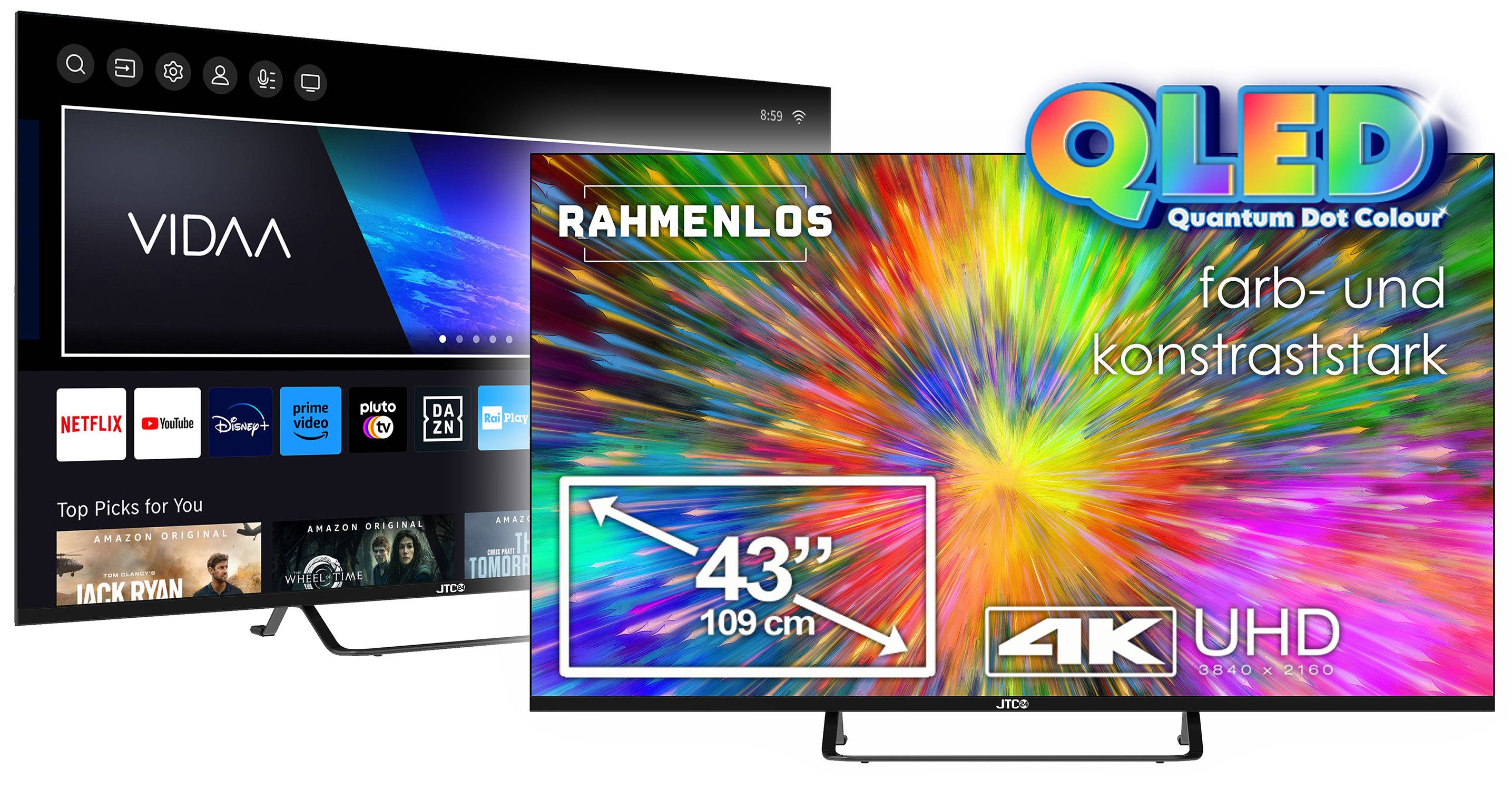 JTCSQ43U39430FL QLED-Fernseher