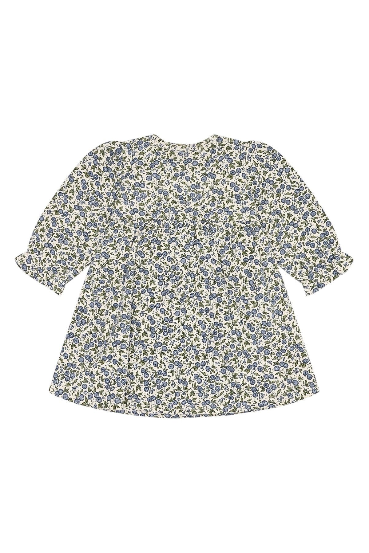 Hust & Claire A-Linien-Kleid HCKis Flora (1-tlg) Hust & Claire Kleid Kis Flora aus Baumwolle, langarm, florales Muster