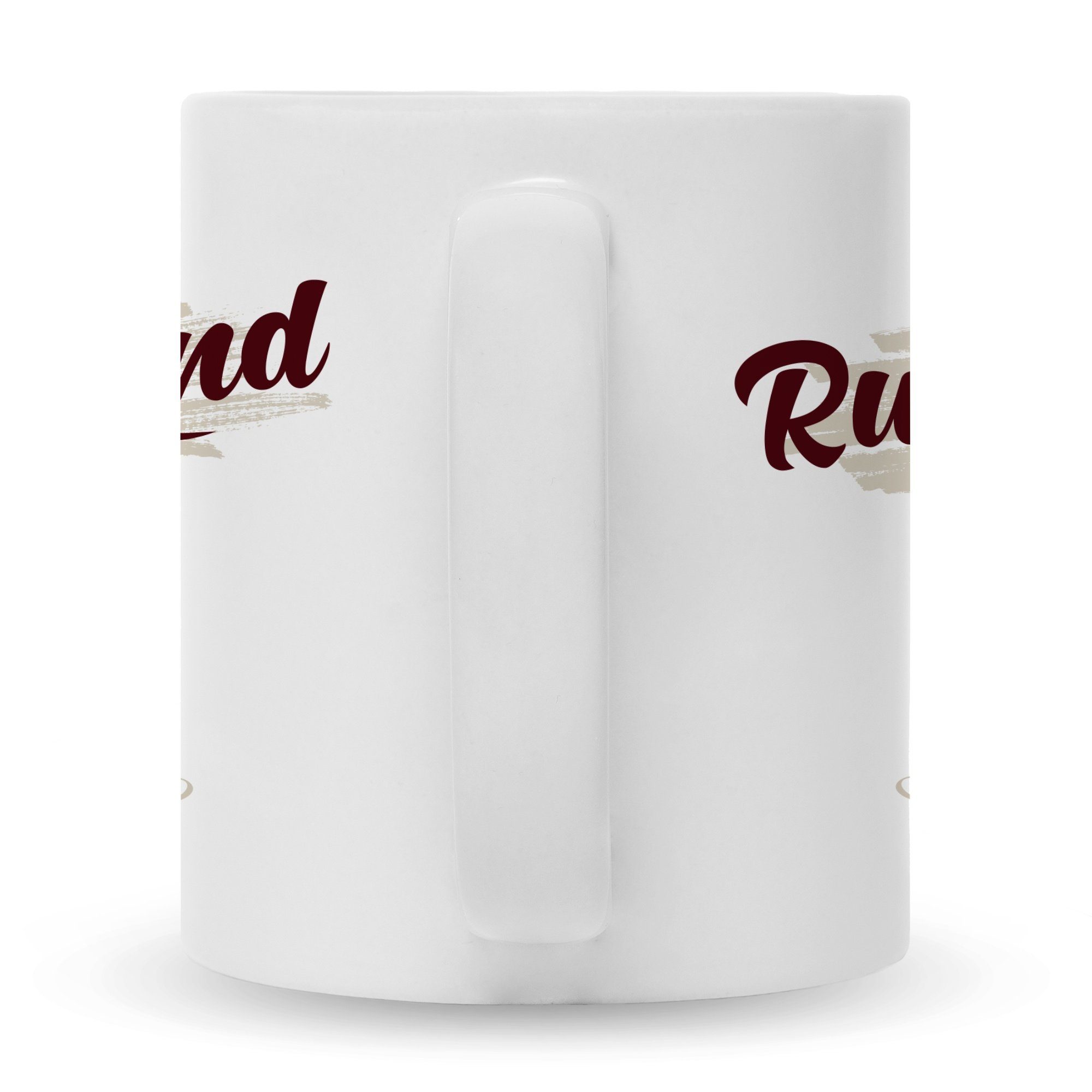 Tasse Bin GRAVURZEILE Weiß Geschenk - Papa Vatertag Kaffeebecher Ruhestand - Kaffeetasse zur - Ihn für Weihnachten Geschenkidee im Motiv Geburtstag für GRAVURZEILE Geschenk Tasse - mit Rente Männer -