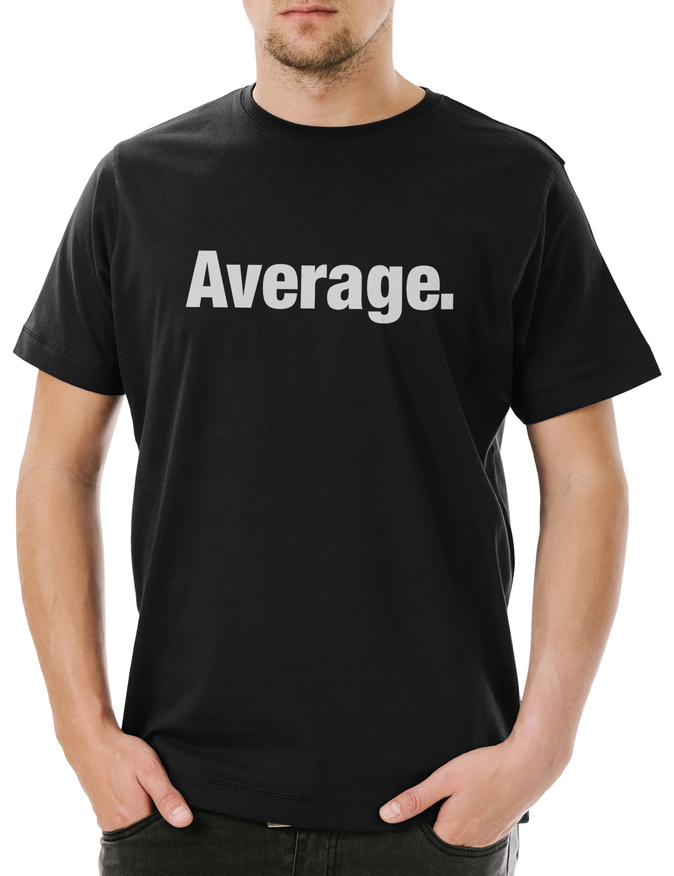 Print-Shirt Geek Herren T-Shirt Nerd Gamer Admin Pessimismus Nihilist Skeptiker