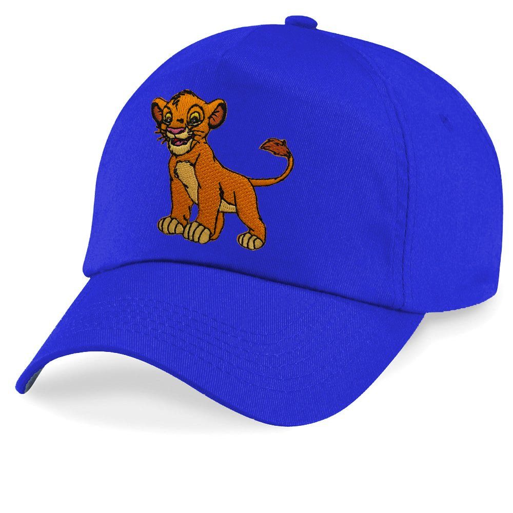 Blondie & Brownie Baseball Cap Kinder Simba Stick Patch Lion König der Löwen Nala One Size Royalblau