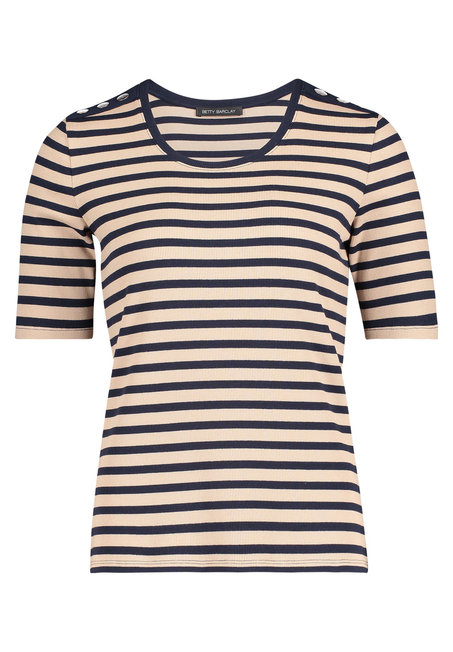 Betty Barclay Kurzarmshirt Damen mit Rippenstruktur (1-tlg) günstig online kaufen