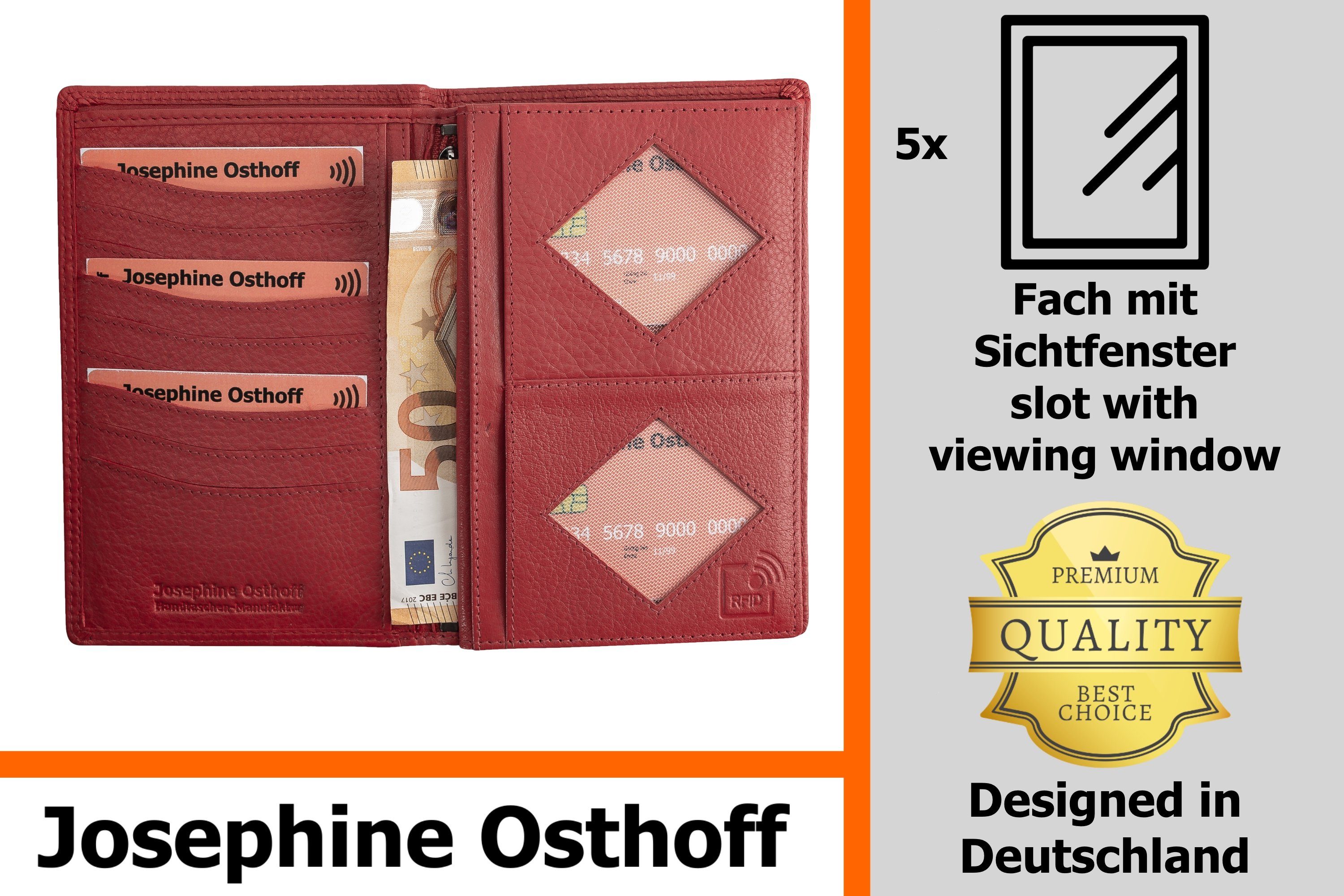 kirsche Brieftasche Osthoff Josephine Brieftasche