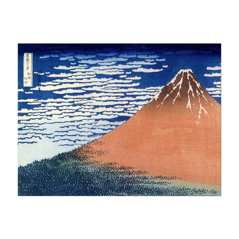 Bilderdepot24 Wandbild, Roter Fuji