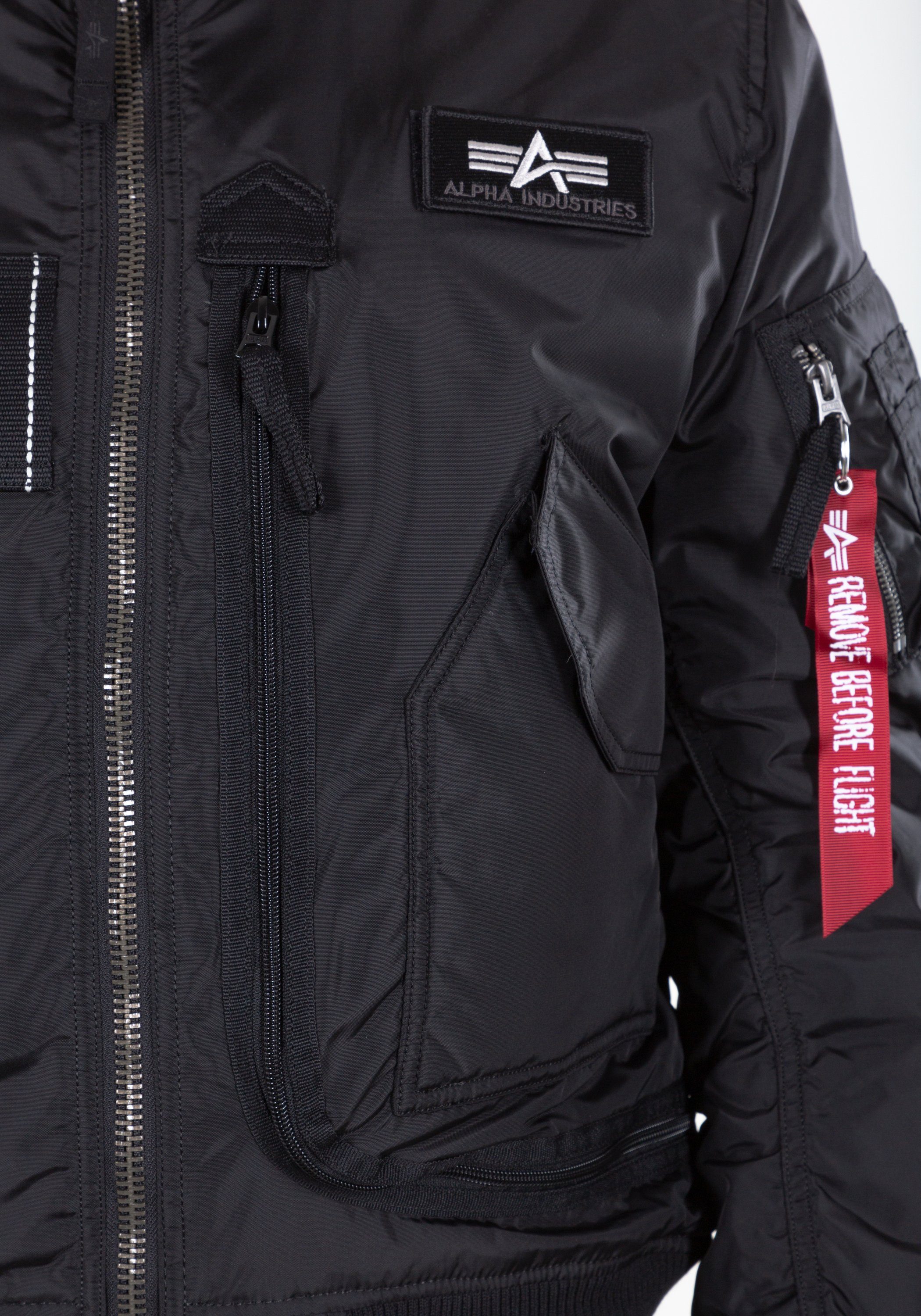 Engine - Bomber Men Bomberjacke Alpha Industries black & Jackets Flight Alpha Industries