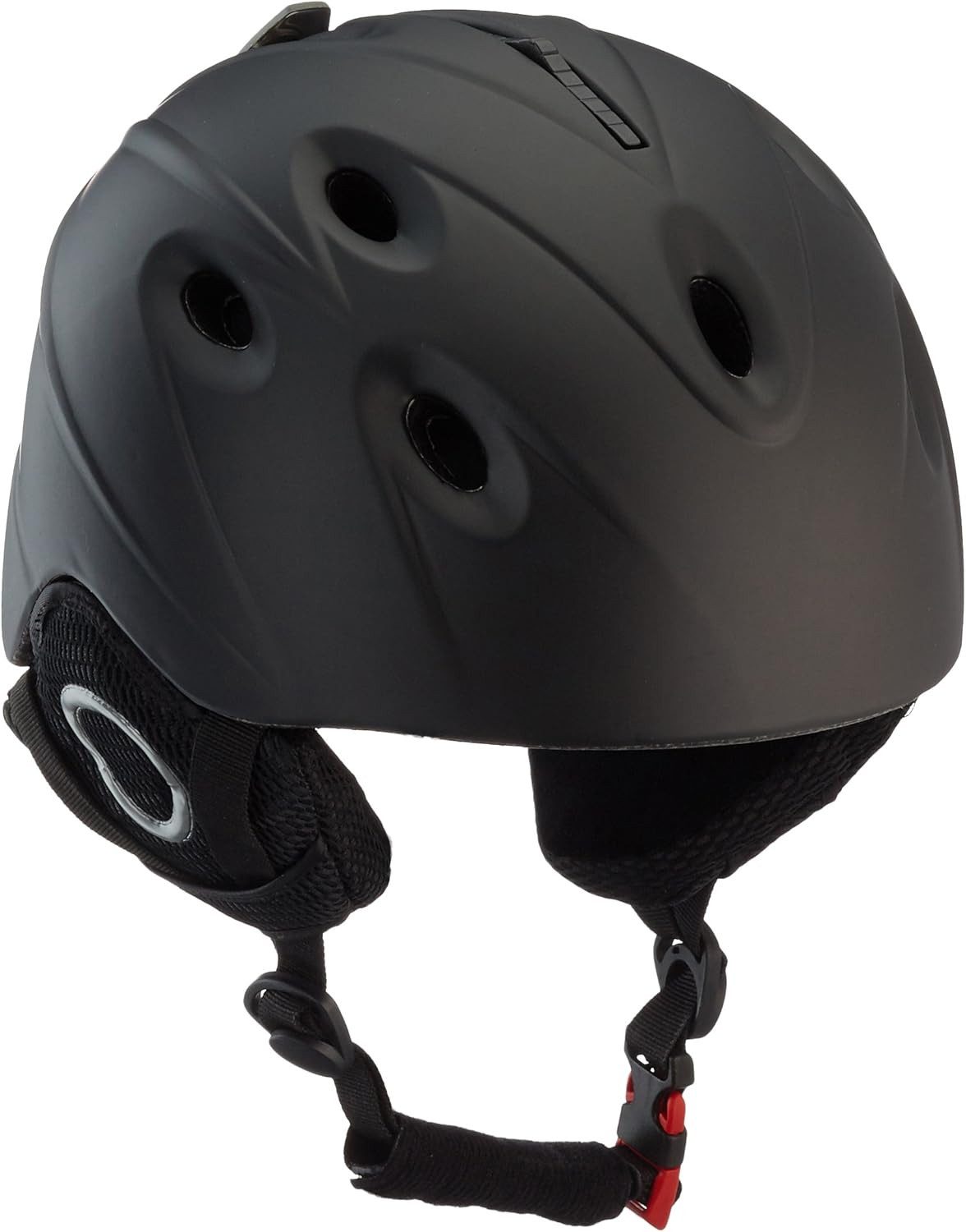 L.A. Sports Snowboardhelm Kinder Skihelm Schneesporthelm (Spar-Set), mit Halterung für Schneebrille