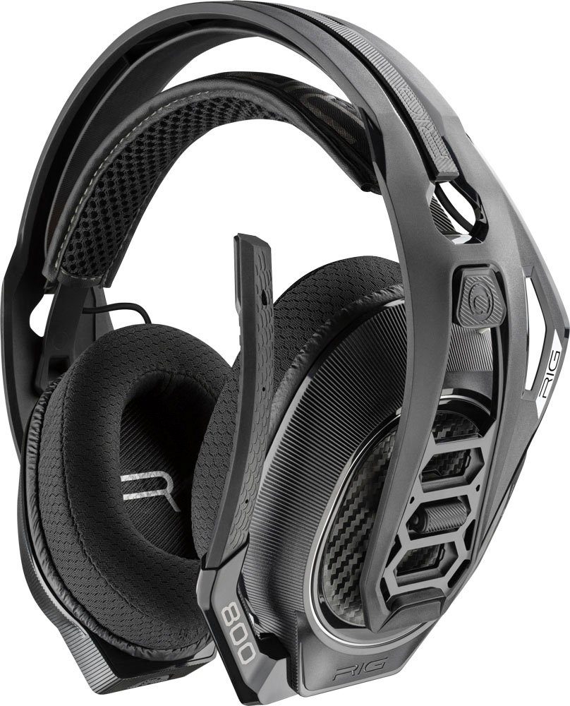 nacon RIG 800LX V2 Gaming-Headset, schwarz, USB, kabellos, Dolby Atmos Gaming-Headset (Over Ear, PC, Xbox, Xbox One, Xbox Series)