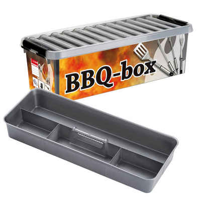 Sunware Aufbewahrungsbox BBQ Box 9,5 Liter - mit Einsatz und Deckel