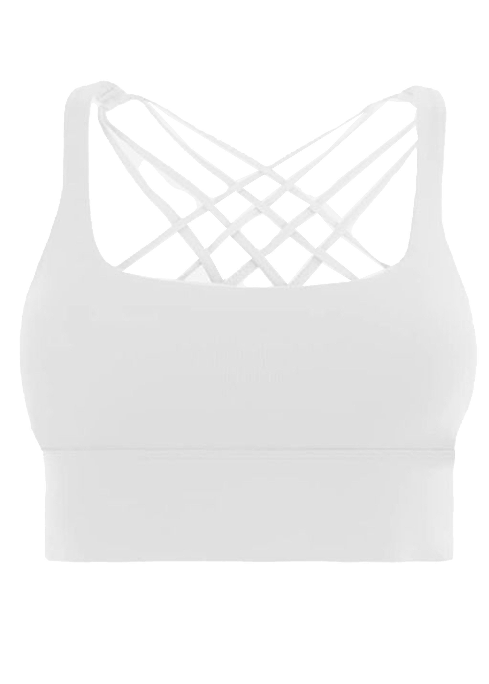 SASSYCLASSY Sport-BH Crop Sport BH mit schmalen Kreuzträgern am Rücken Top günstig online kaufen