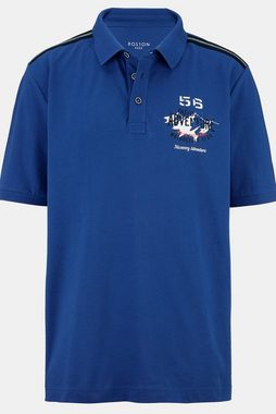 Boston Park Poloshirt Boston Park Poloshirt Halbarm Rücken-Print