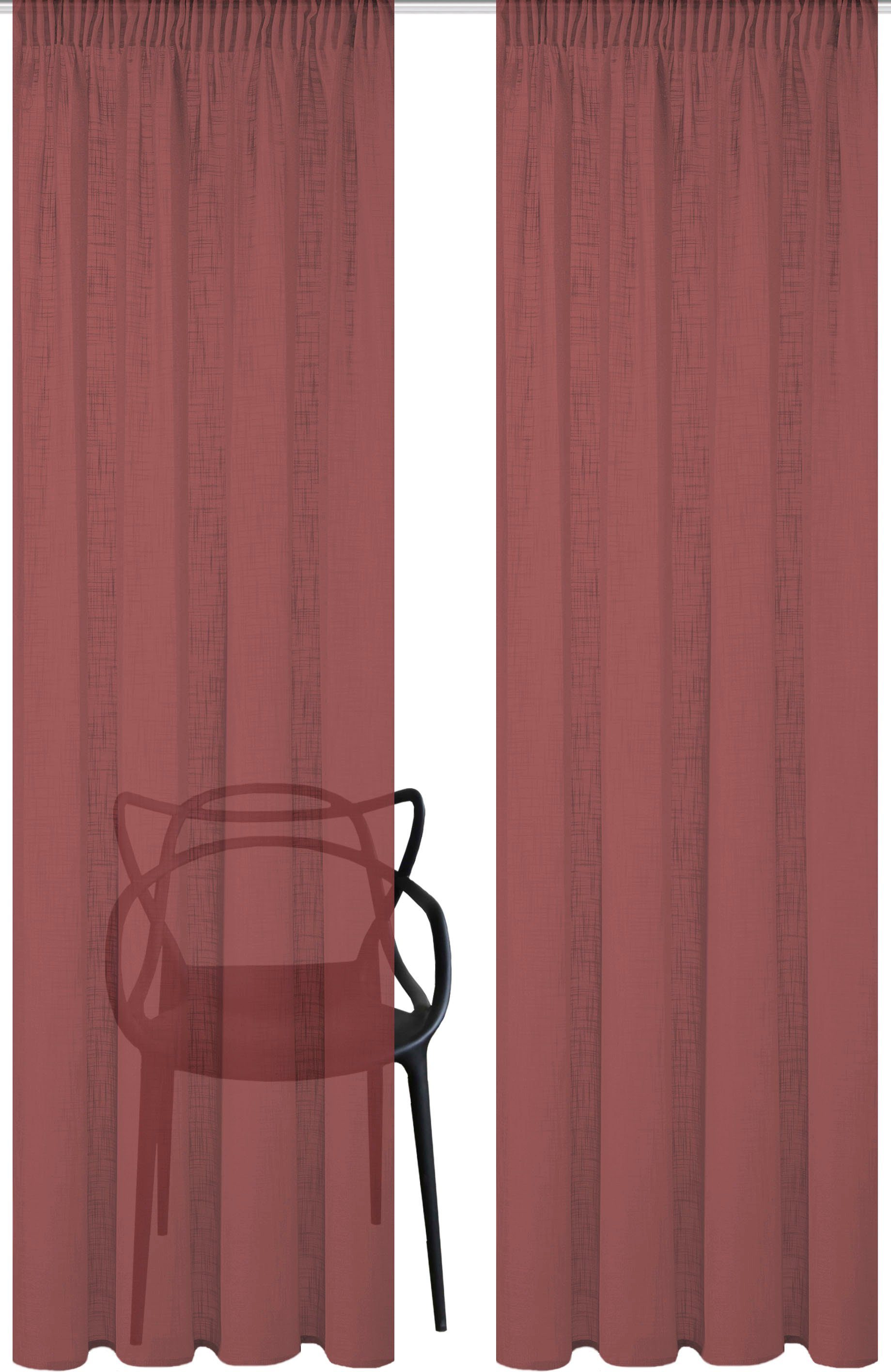 Home Basics Vorhang SOFTY 2er Pack, günstig online kaufen
