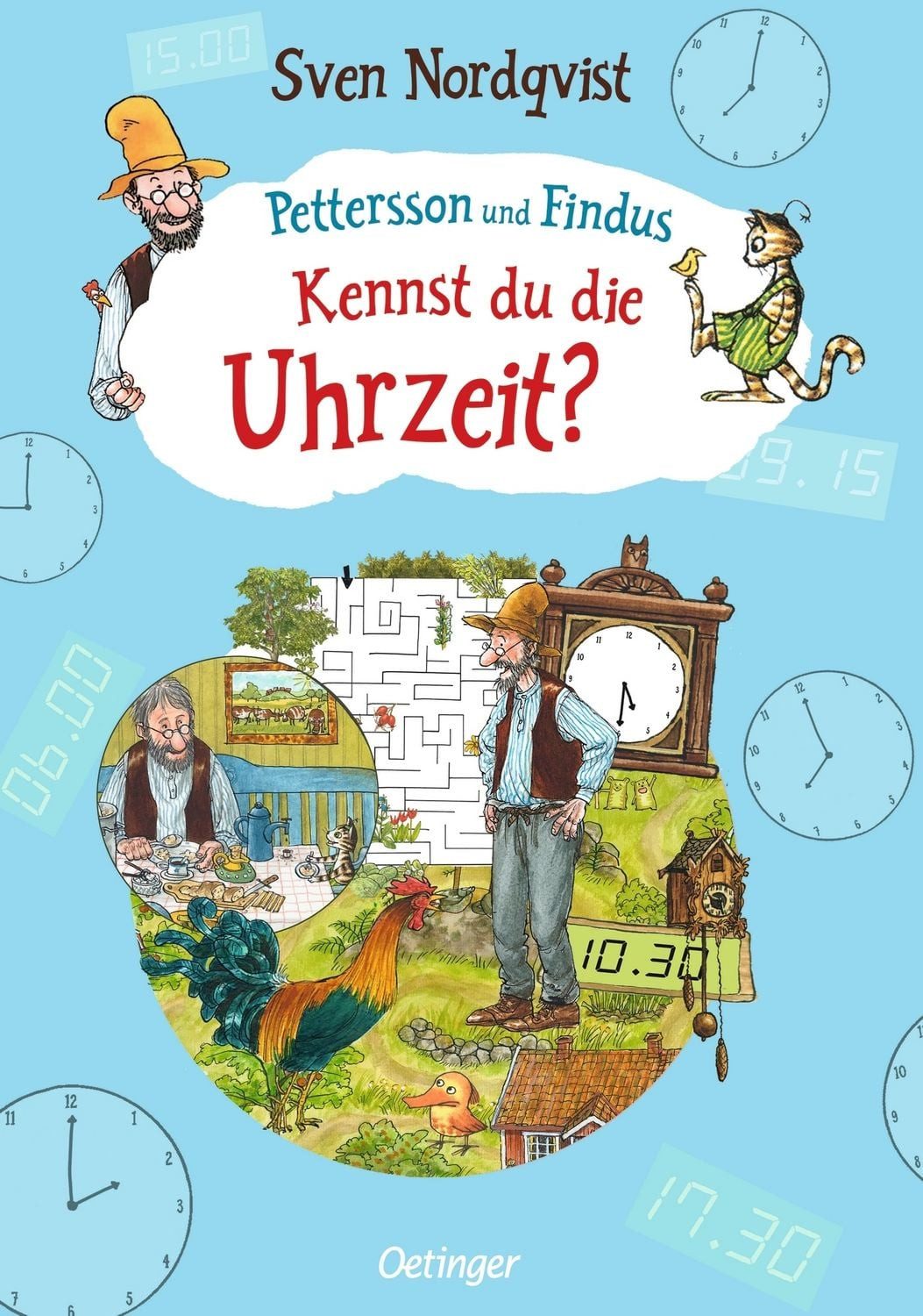 Pettersson und Findus. Kennst du die Uhrzeit? / Sven Nordqvist