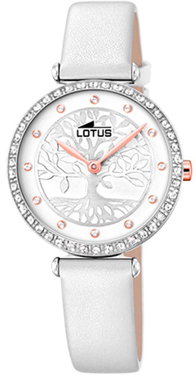 Lotus Quarzuhr Ul 1 Lotus Damen Uhr Fashion 1 Leder Analoguhr Damen Armbanduhr Rund Lederarmband Weiss Online Kaufen Otto