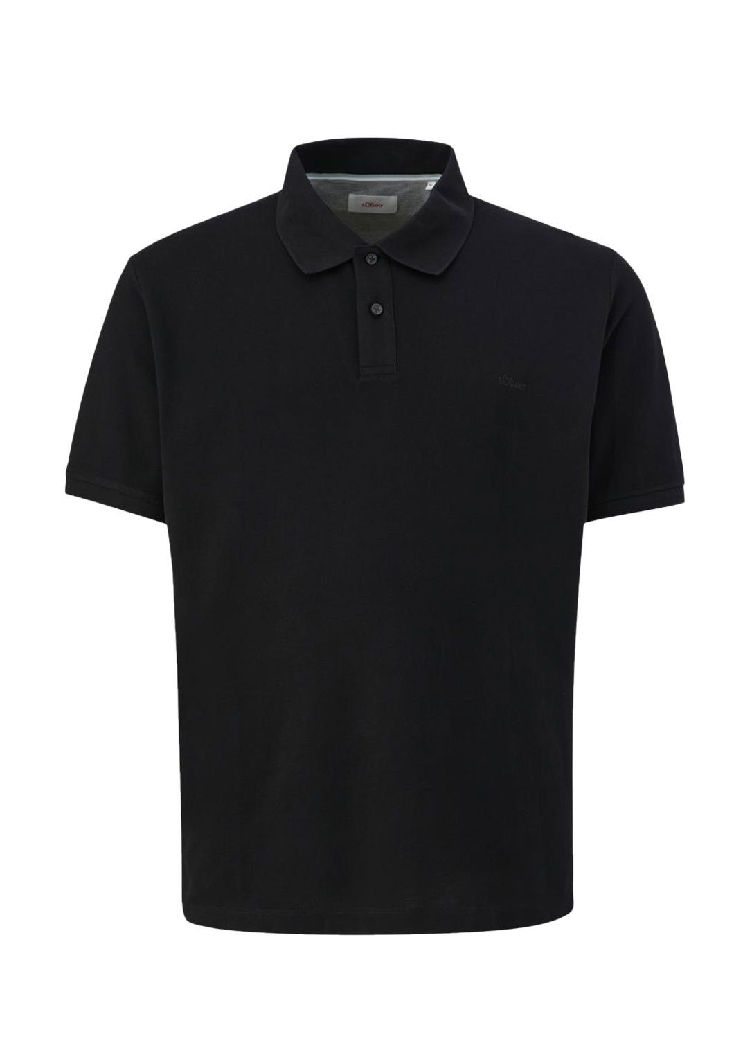 s.Oliver Poloshirt Big Size Kragen, Köpfe, Logo