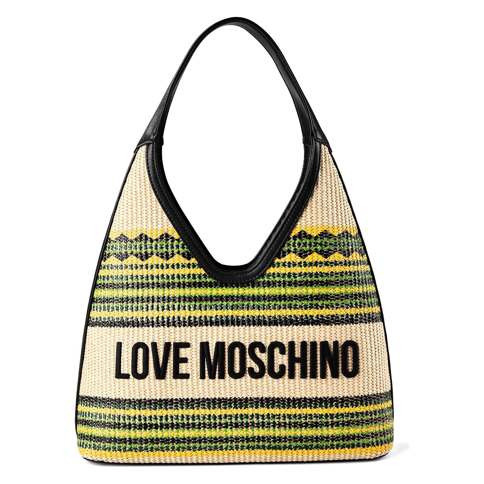 LOVE MOSCHINO Schultertasche Sunset Stripes, Polypropylen