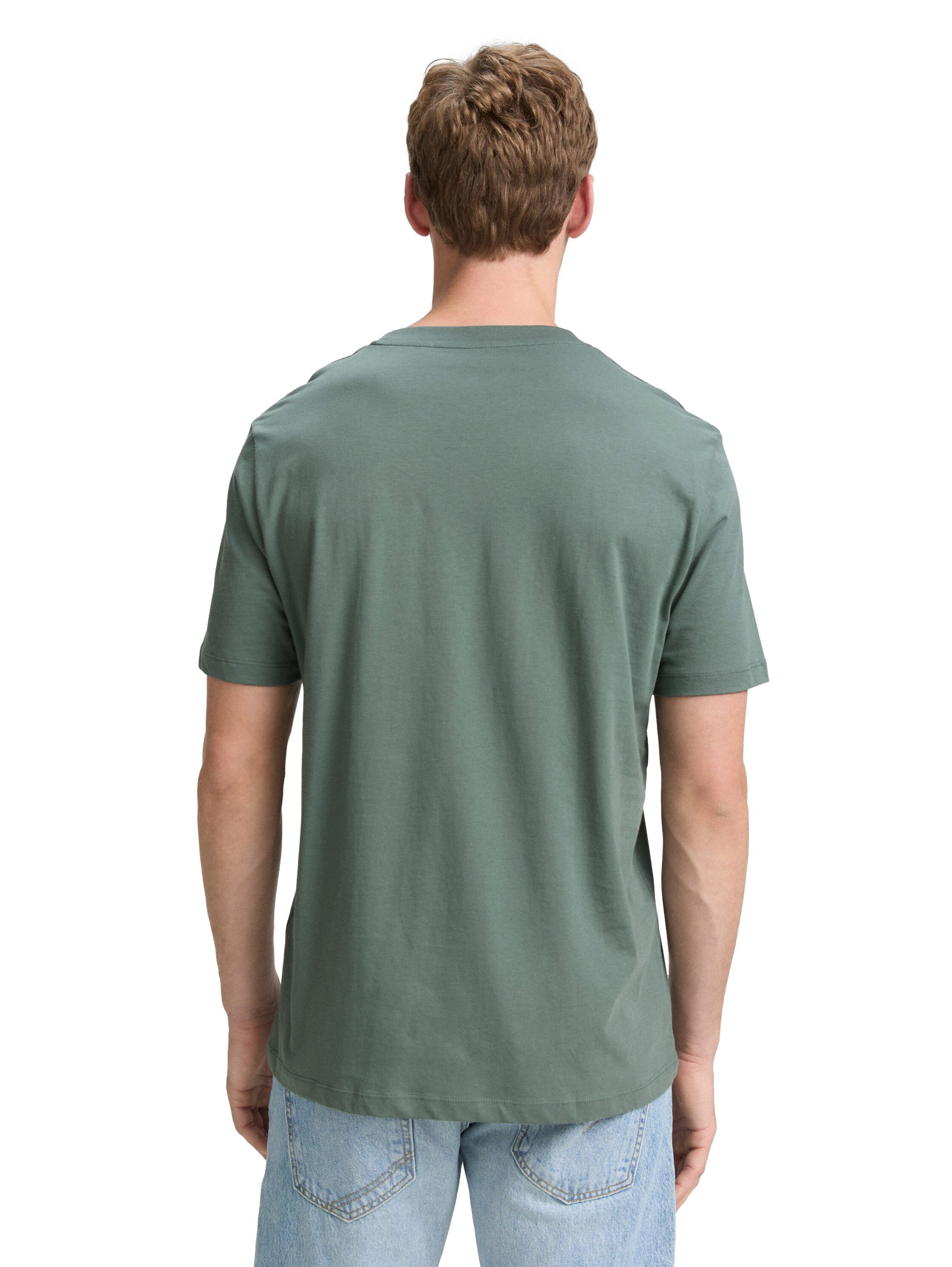 TOM TAILOR Denim T-Shirt (Packung, 3-tlg) mit Print