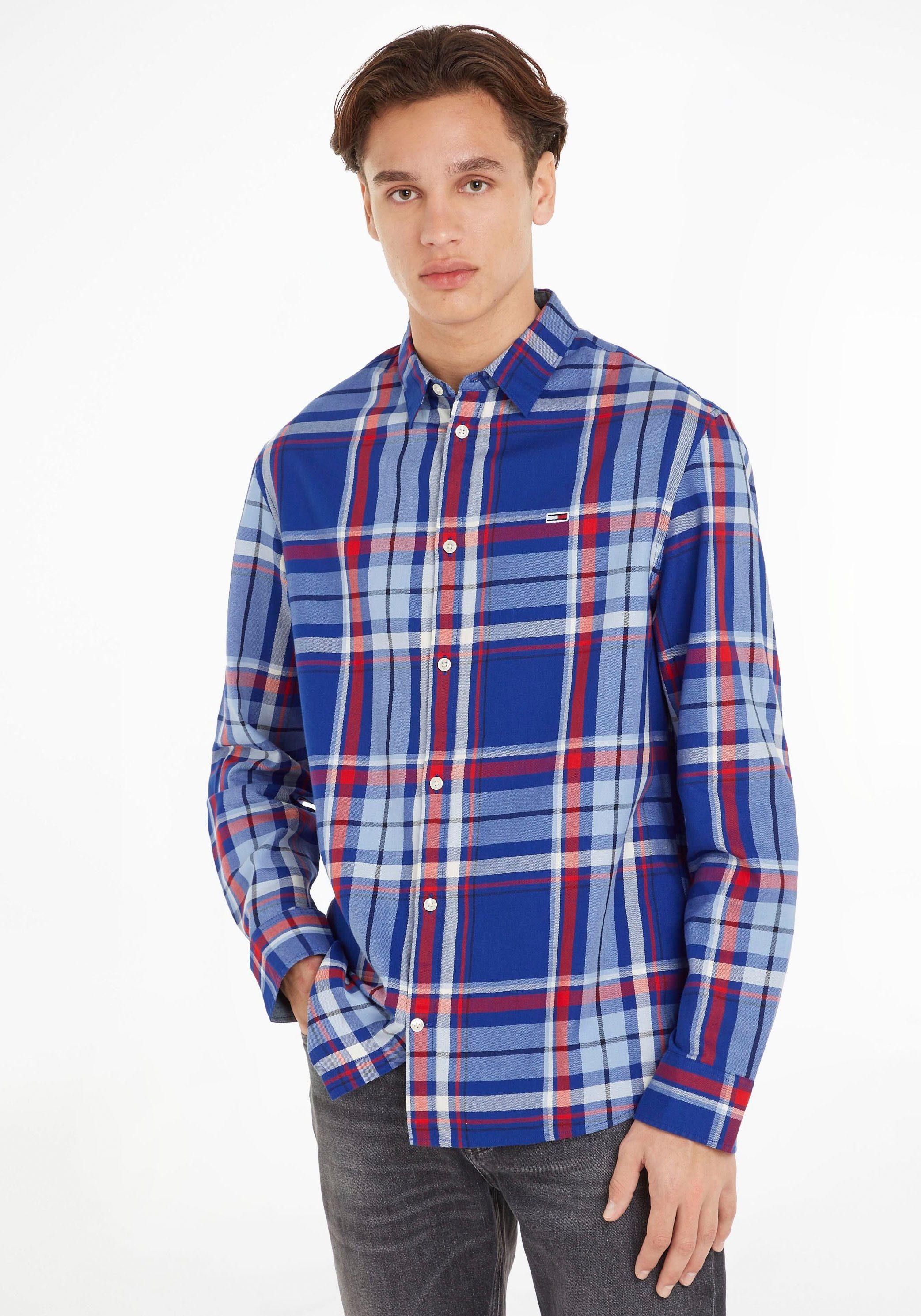 Tommy Jeans Langarmhemd TJM CLSC CHECK ESSENTIAL SHIRT