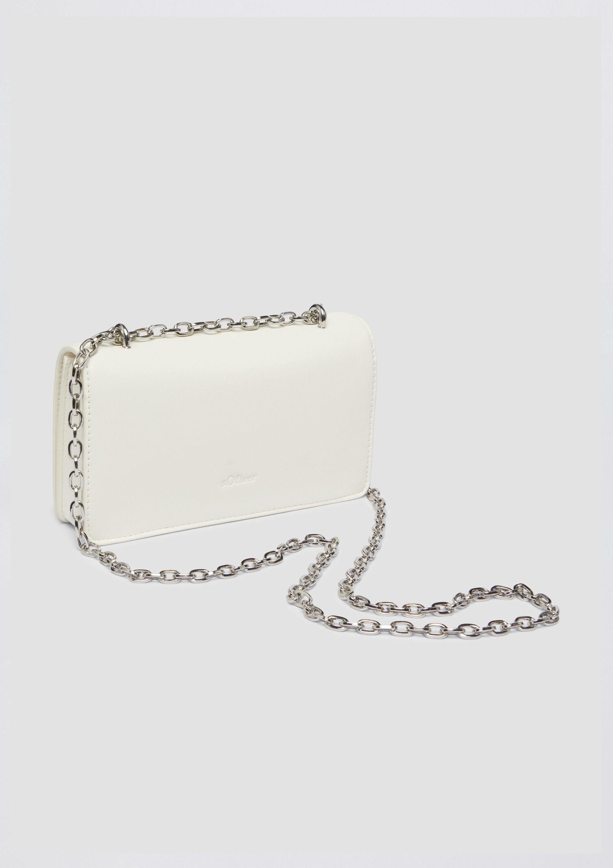 s.Oliver Umhängetasche Tasche, Crossbody-Bag in Leder-Optik mit Kettenriemen