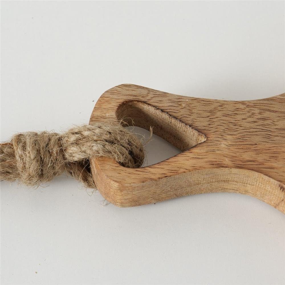 BOLTZE Schneidebrett Lela, Holz, (1x Küchenschneidebrett, 1-St., mit Schlaufe), 30 x 19 x 2 cm, Mangoholz, natur