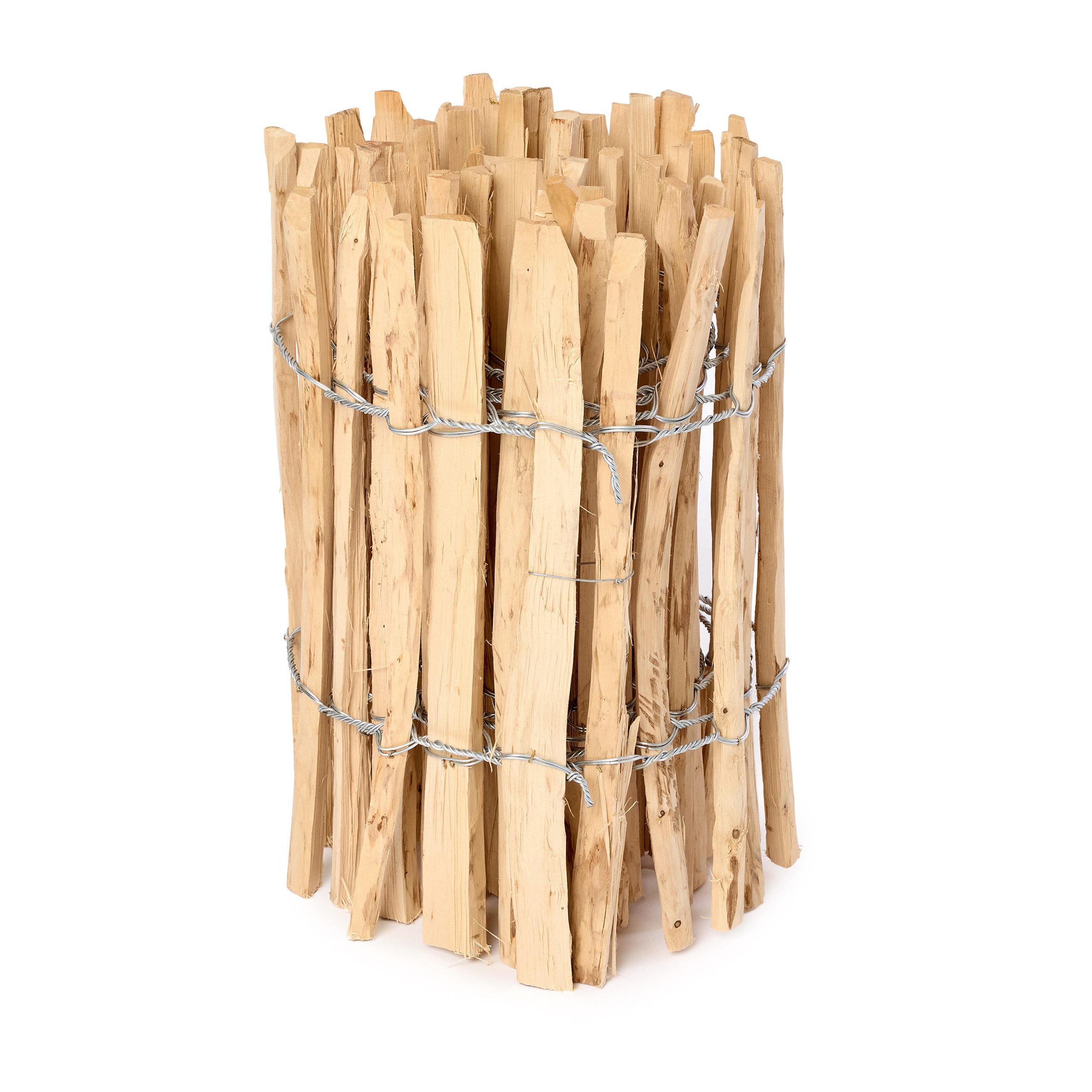 Garronda Zaun Staketenzaun 50cm x 5m zum Stecken aus Holz Lattenweite 7-8cm günstig online kaufen