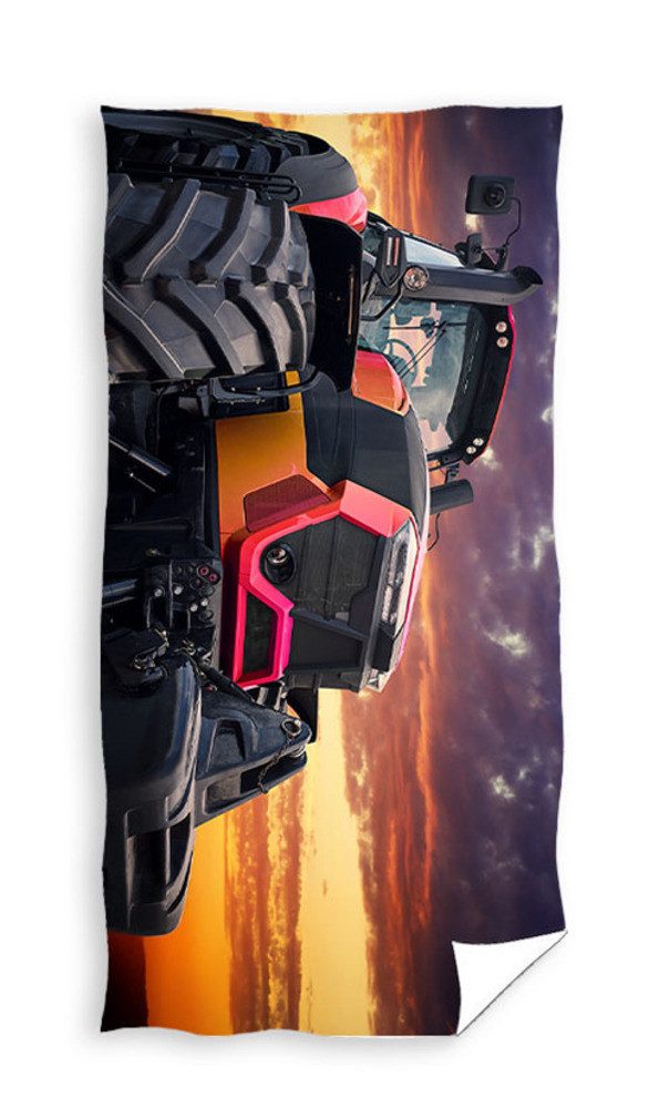 Carbotex Strandtuch Tractor Badetuch Handtuch Strandtuch 70 x 140 cm