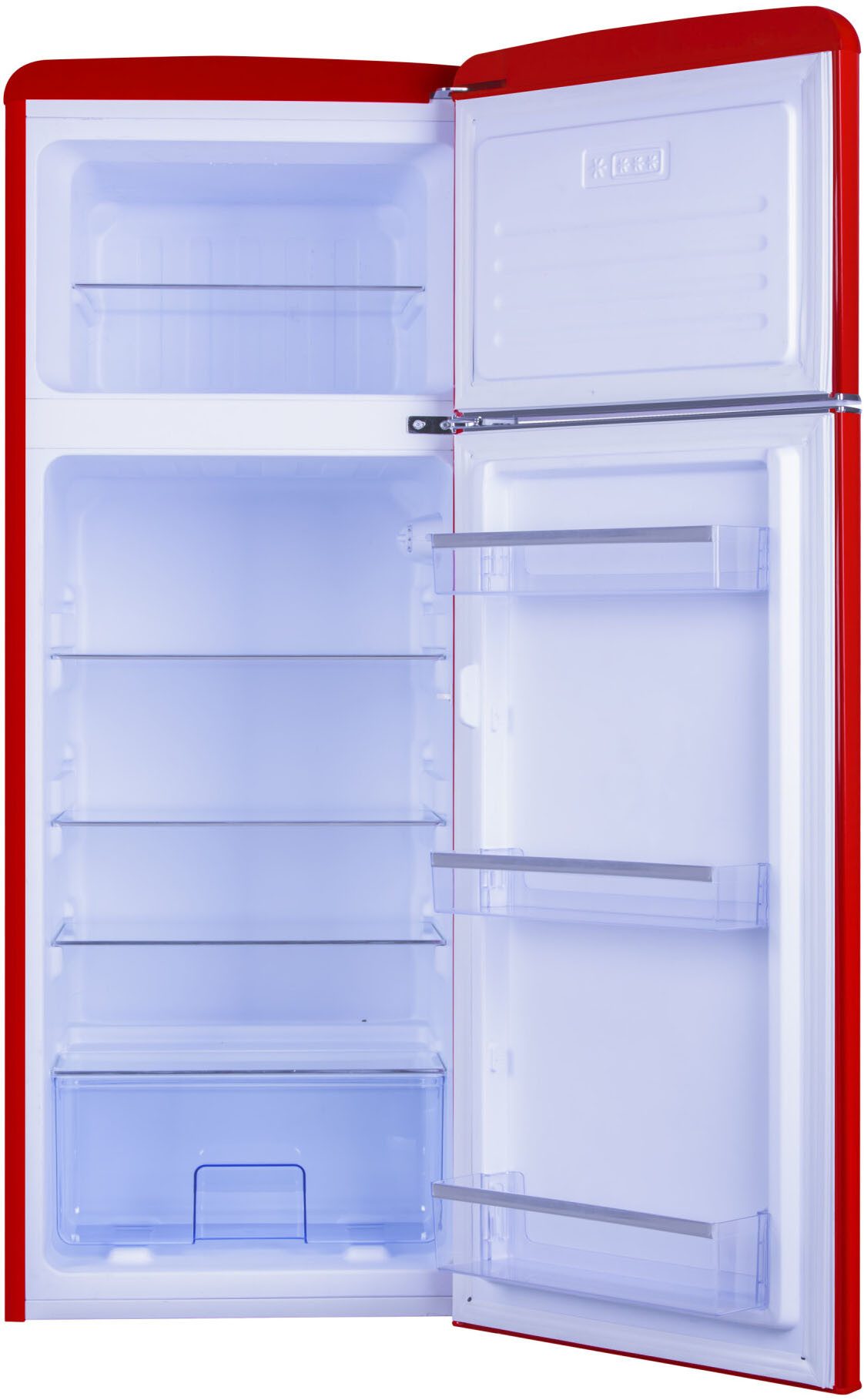 Amica Kühl-/Gefrierkombination DTR 374 190 R, 144 cm hoch, 55 cm breit