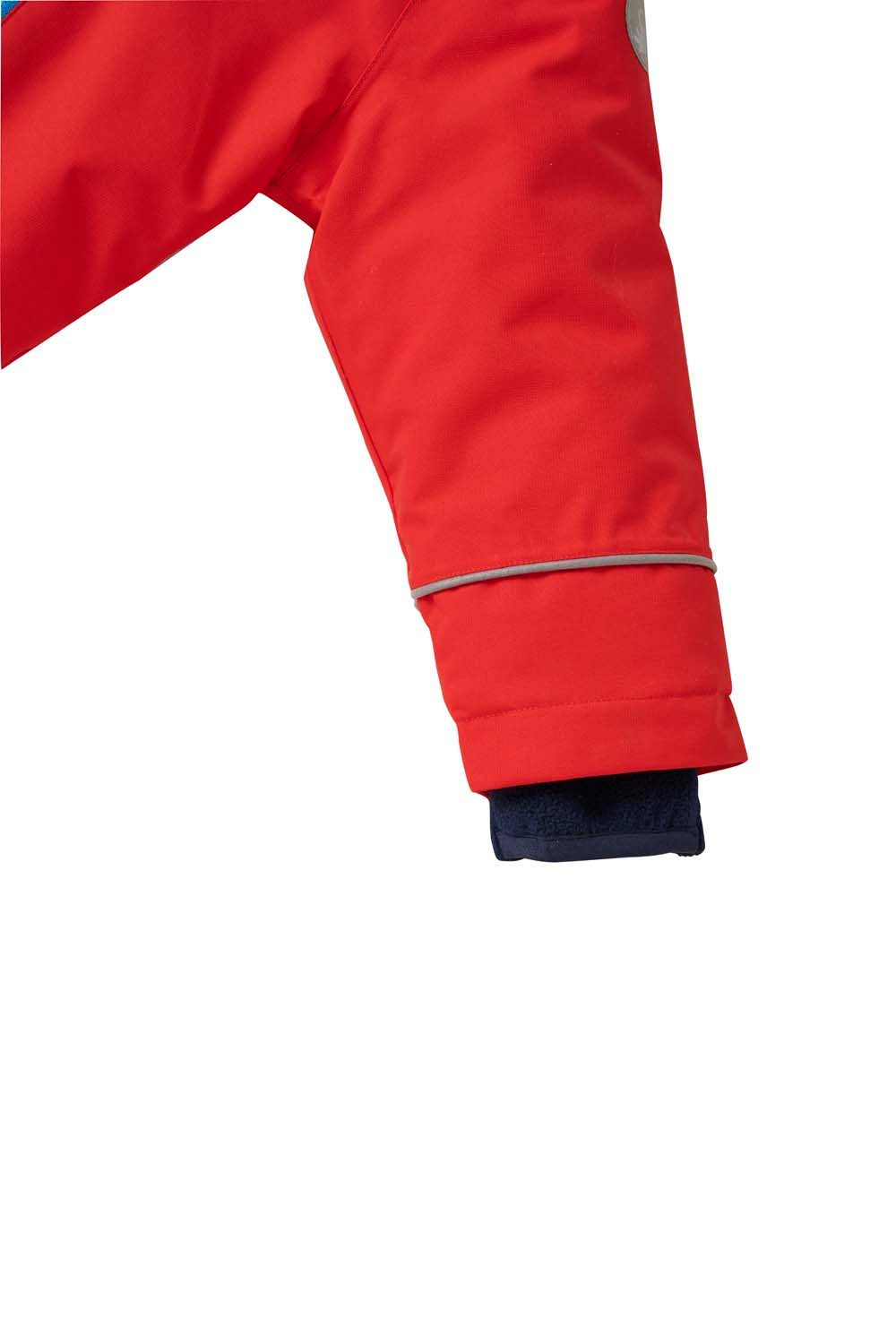 JAKO-O Snowsuit for Babies and Children, Star Design, tomato red