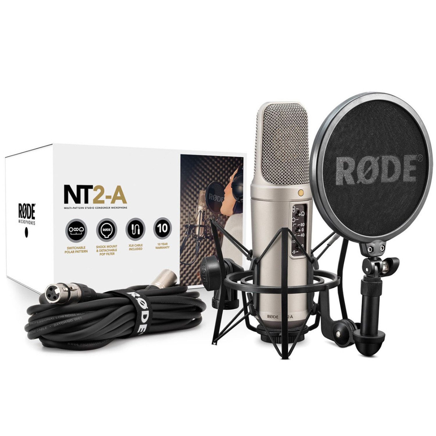 RØDE Mikrofon Rode NT2-A Mikrofonset mit Kopfhörer