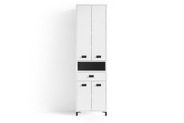 byLIVING Hochschrank WELLNESS (B 54, H 193, T 31 cm) Badezimmerschrank mit viel Stauraum, in Artisan Eiche oder weiß